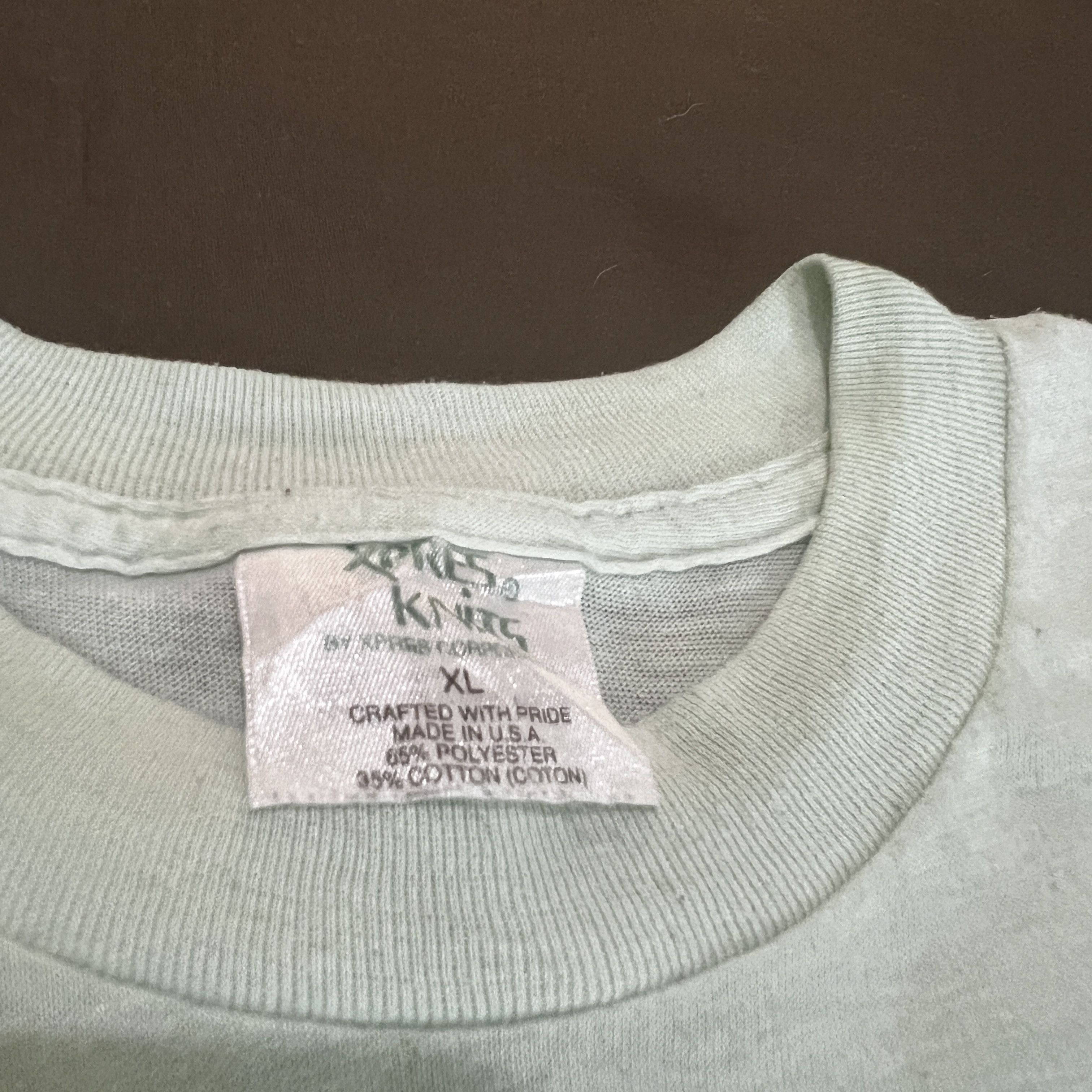 Vintage Vintage 90s University Of Jesus God Bible Holy Promo Tee Size US XL / EU 56 / 4 - 4 Thumbnail