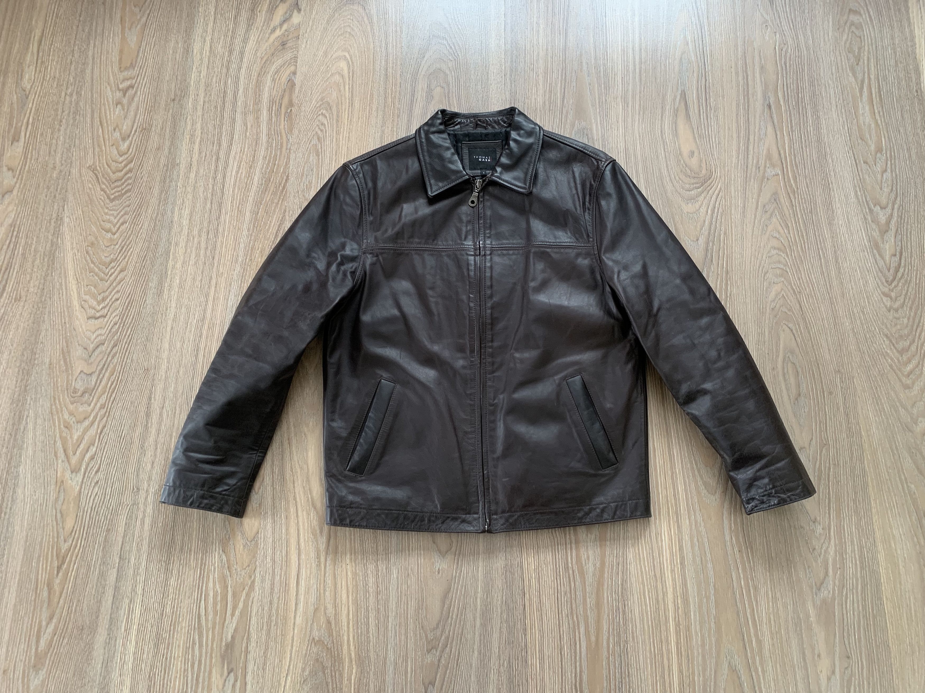 Other Thomas Nash Debenhams Heavy Black Leather Jacket Size US S / EU 44-46 / 1 - 1 Thumbnail
