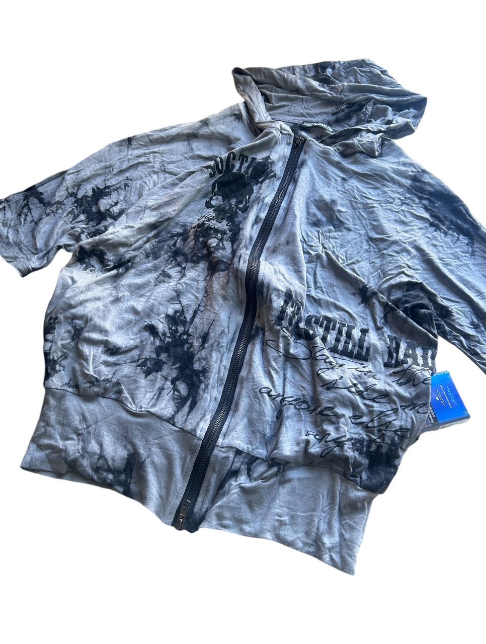 Japanese Brand Ghost of Harlem over print hoodie Size M / US 6-8 / IT 42-44 - 4 Thumbnail
