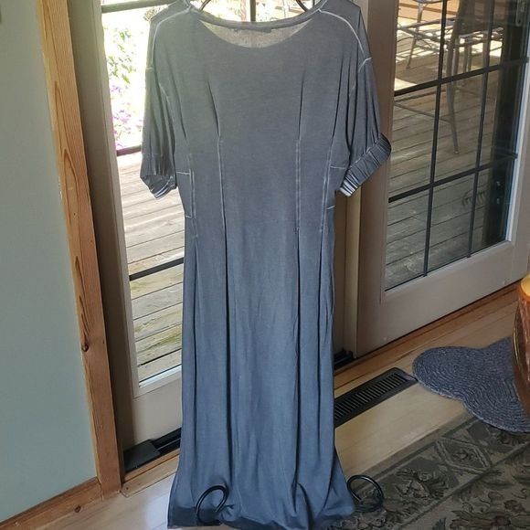 Anthropologie Anthropologie Holding Horses Grey Short Sleeve Side Cut Sz. Size XS / US 0-2 / IT 36-38 - 6 Thumbnail