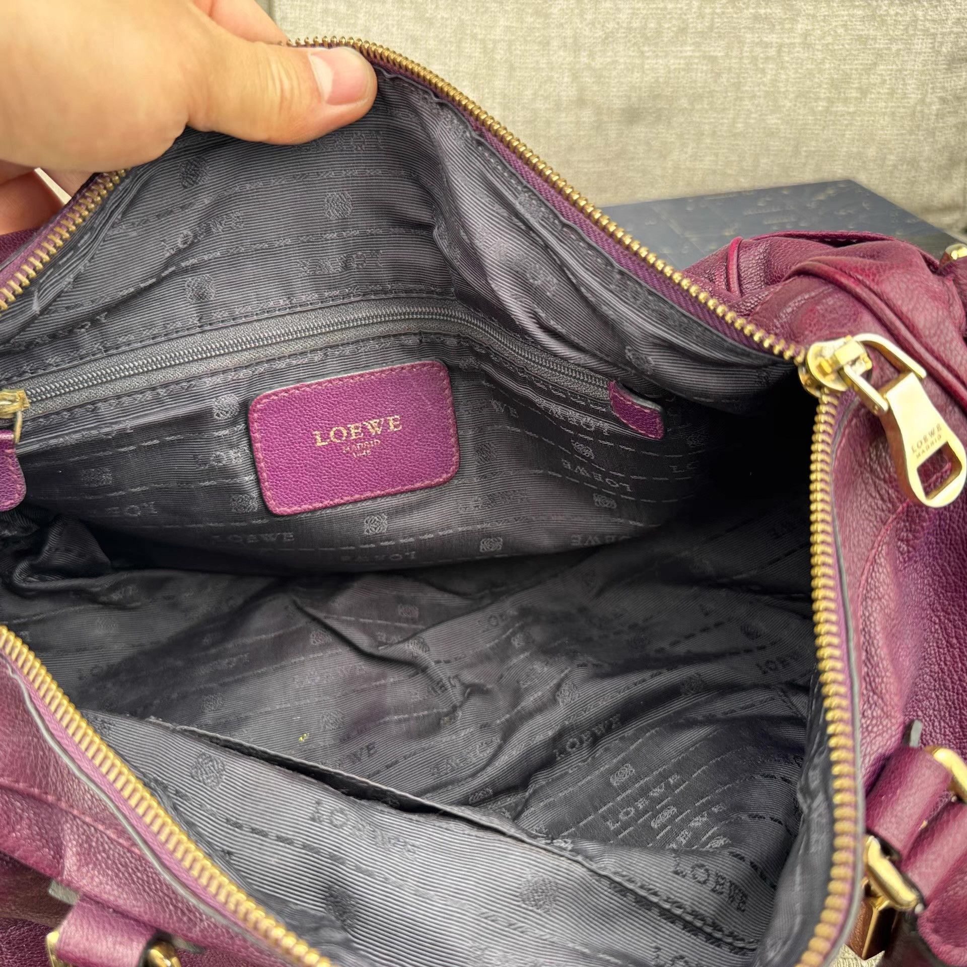 Loewe Loewe genuine leather women's handbag No shoulder strap Ｑ27 Size ONE SIZE - 9 Thumbnail