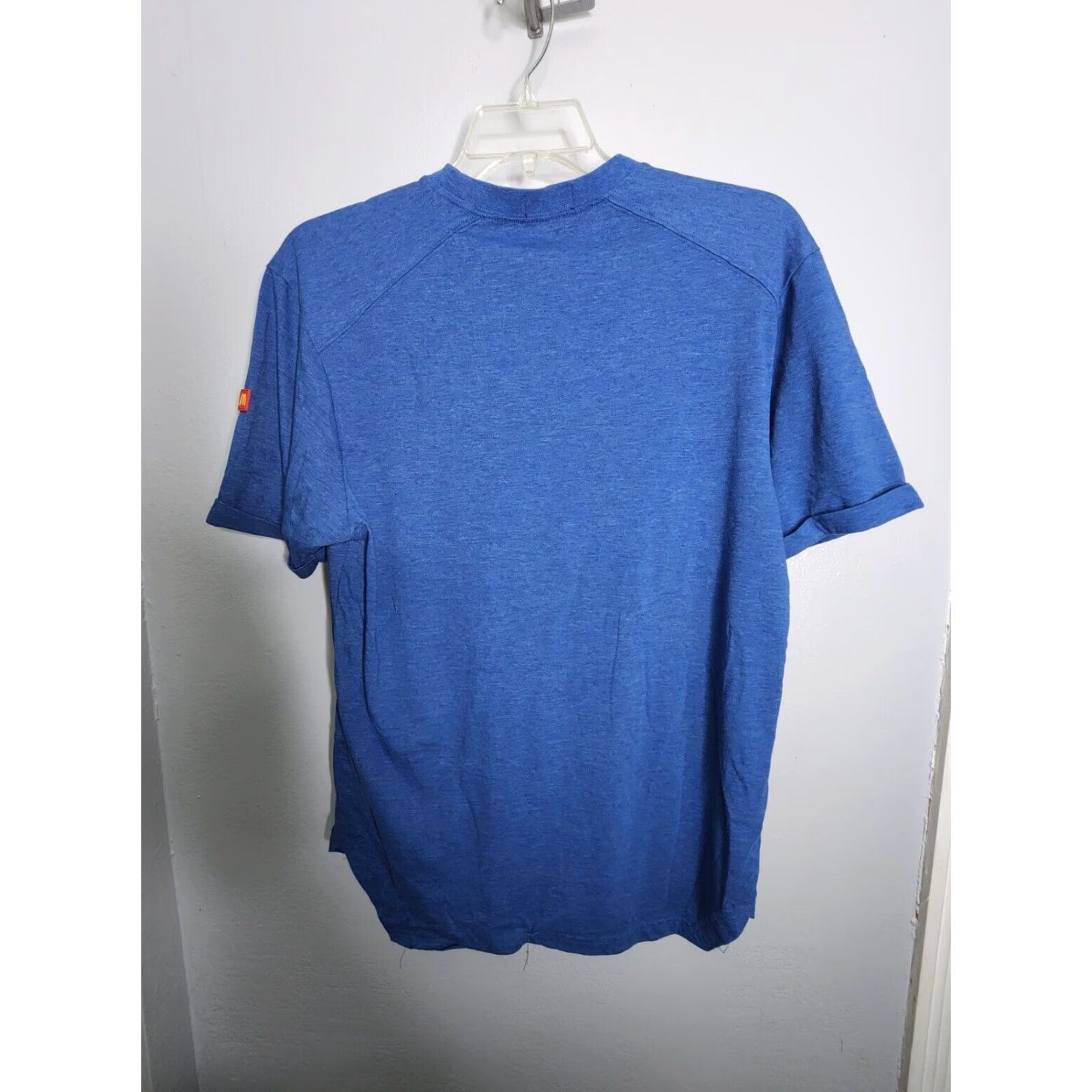 Vintage VINTAGE McDonalds Mens M T-Shirt 15 cent Hamburgers Distressed Blue Cotton Polyester Short Sleeve Round Neck Unisex Adults Size M Shirt Mens Size US M / EU 48-50 / 2 - 2 Thumbnail