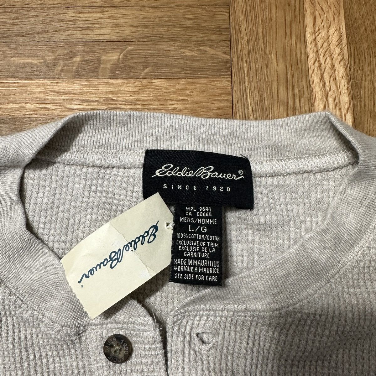 Eddie Bauer Vintage Eddie Bauer henley thermal shirt Size US L / EU 52-54 / 3 - 3 Thumbnail