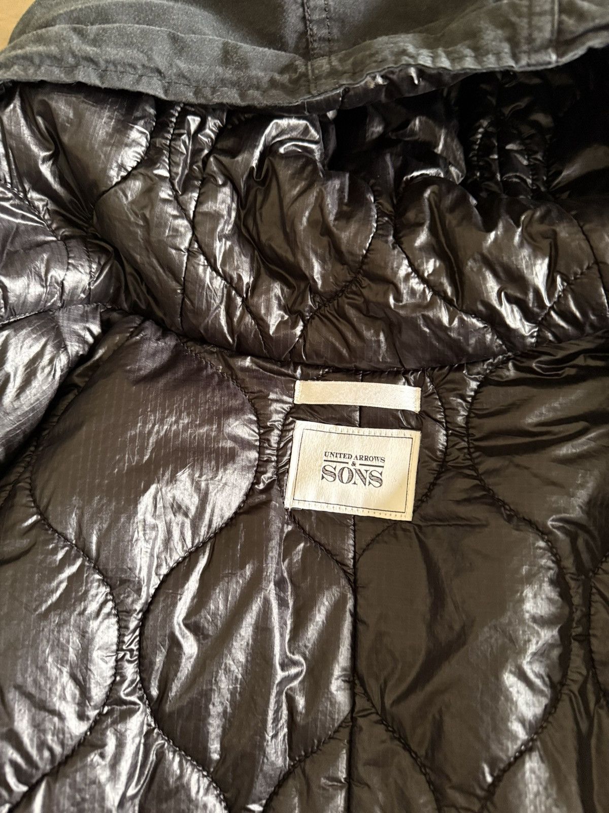 United Arrows Men’s 🇯🇵 United Arrows & Sons Thermolite Padded Military Coat Size US M / EU 48-50 / 2 - 5 Thumbnail