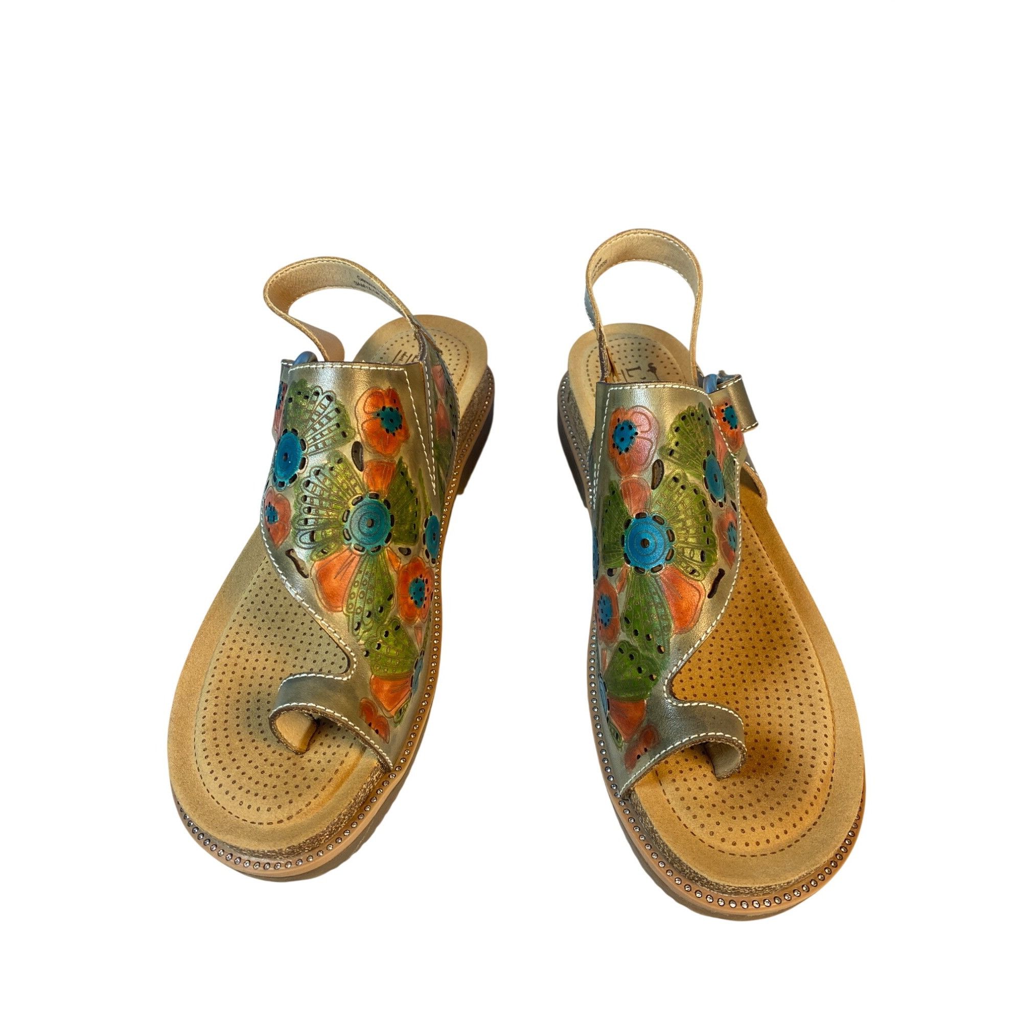 Other New L'Artiste By Spring Step Samya Toe Loop Sandal in Grey M Size US 9 / IT 39 - 2 Thumbnail
