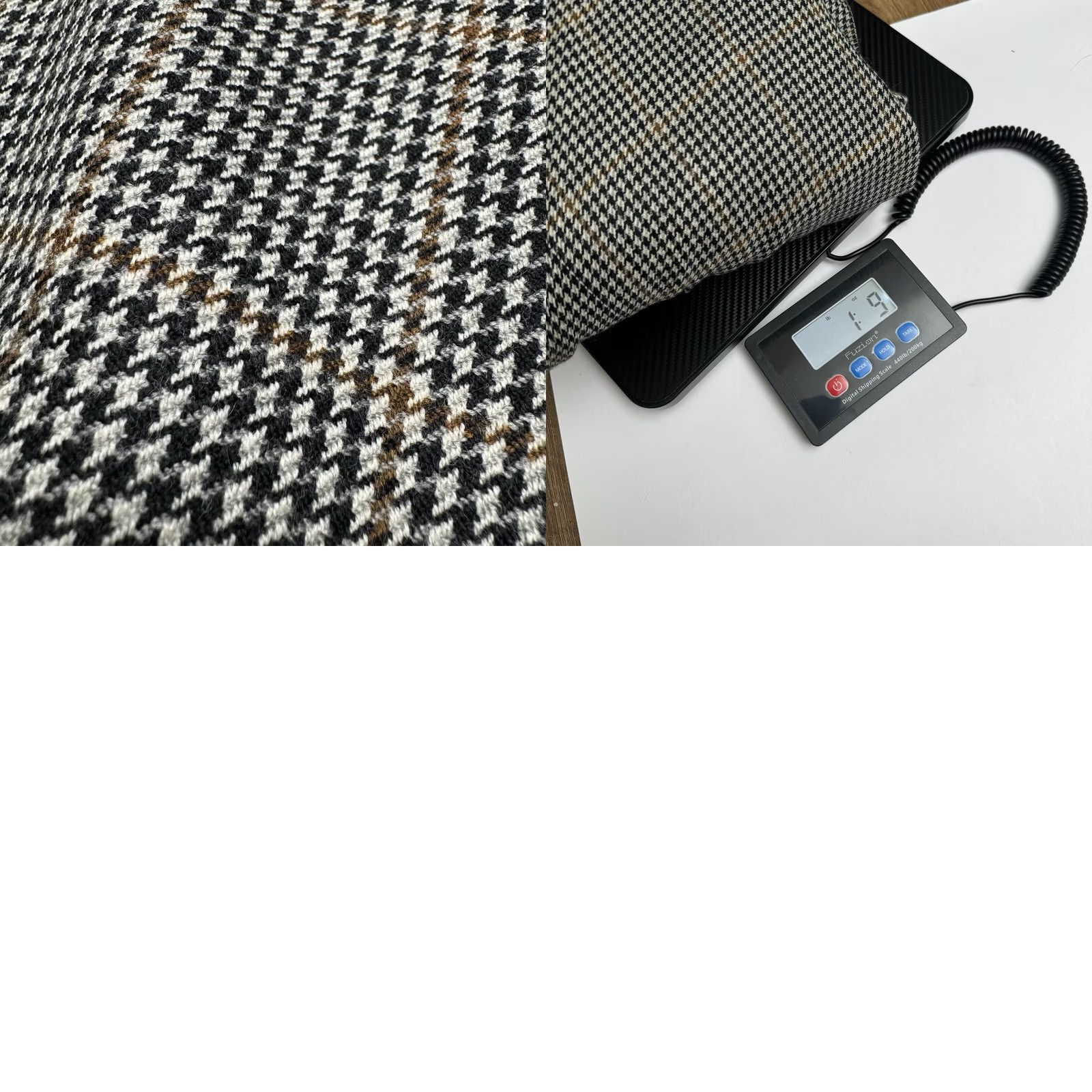 Austin Reed VTG Austin Reed Blazer Sport Coat 3 Piece Houndstooth Tweed USA 38R Mens Gray Jacket Coat Blazer Regular Fit Size 38R - 10 Thumbnail