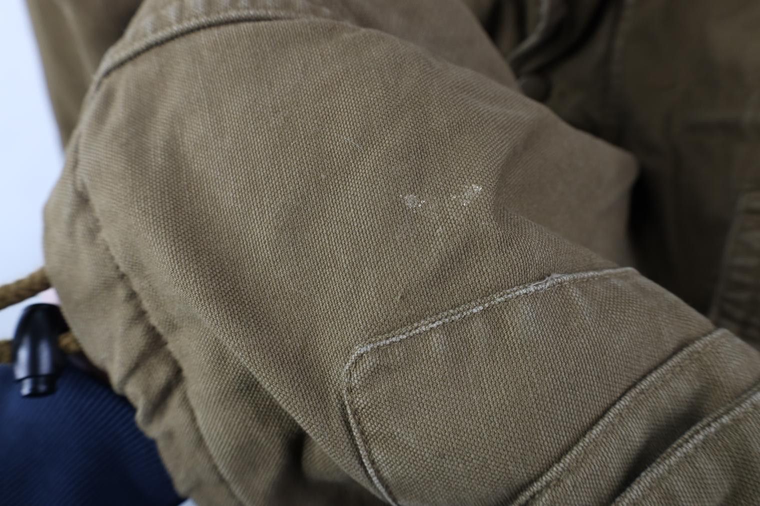 Vintage Vintage 90s Streetwear Lined Hooded Canvas Chore Jacket Size US XL / EU 56 / 4 - 5 Thumbnail