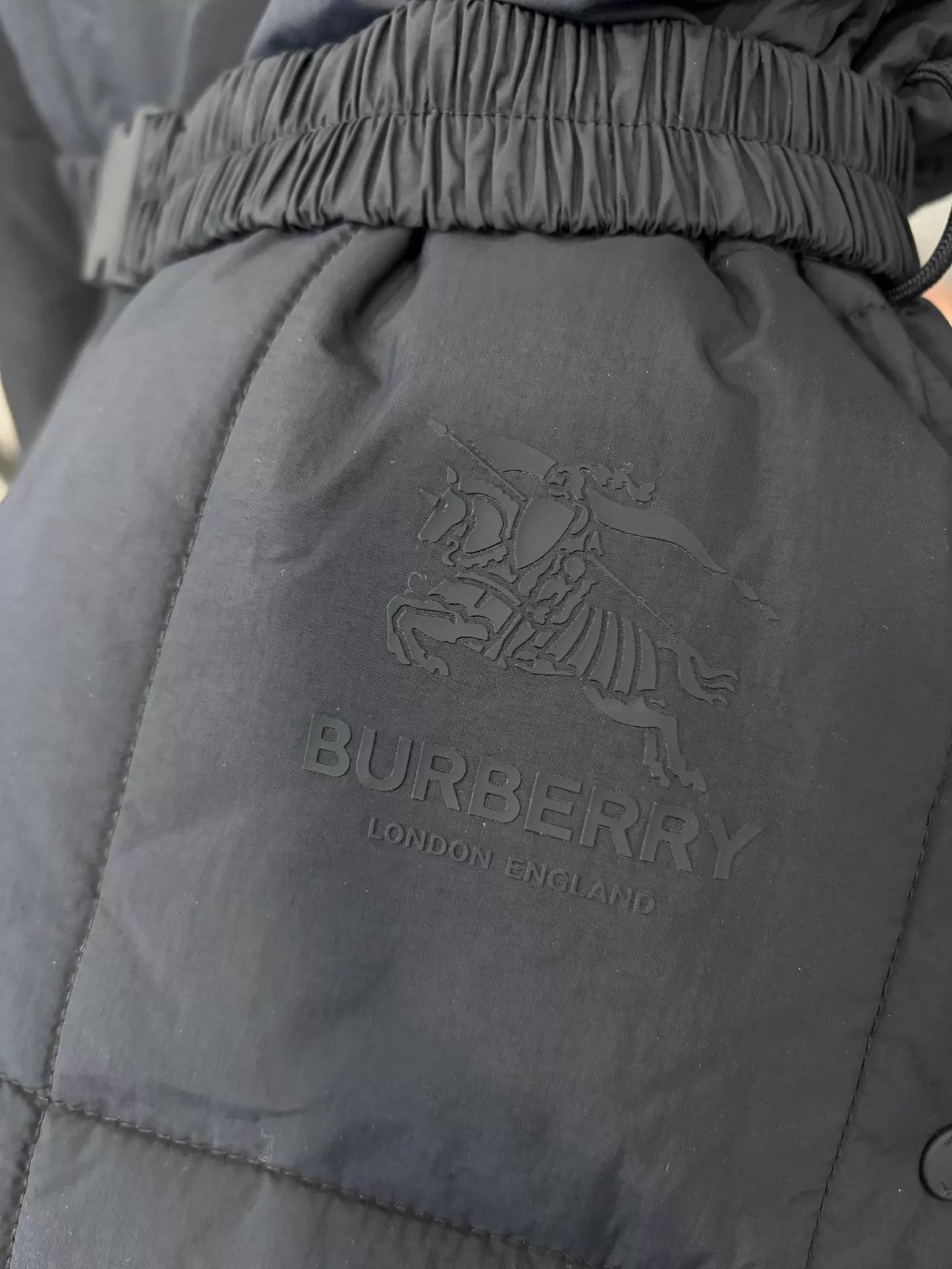 Burberry Burberry Women's Black XS Equestrian Hooded Belted Cotton Coat Size XS / US 0-2 / IT 36-38 - 6 Thumbnail