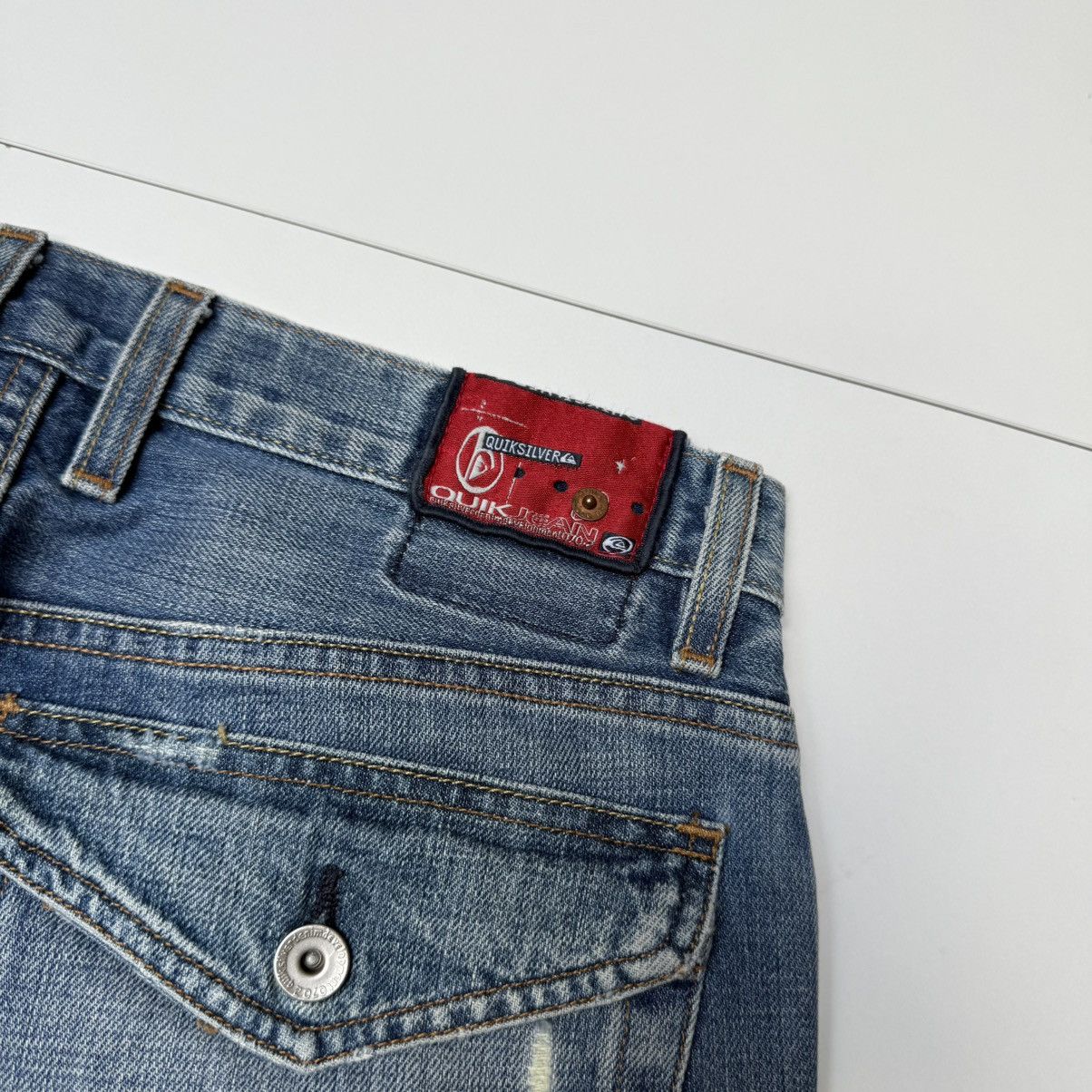 Quicksilver Vintage quicksilver y2k denim skater surf baggy jeans Size US 30 / EU 46 - 9 Thumbnail