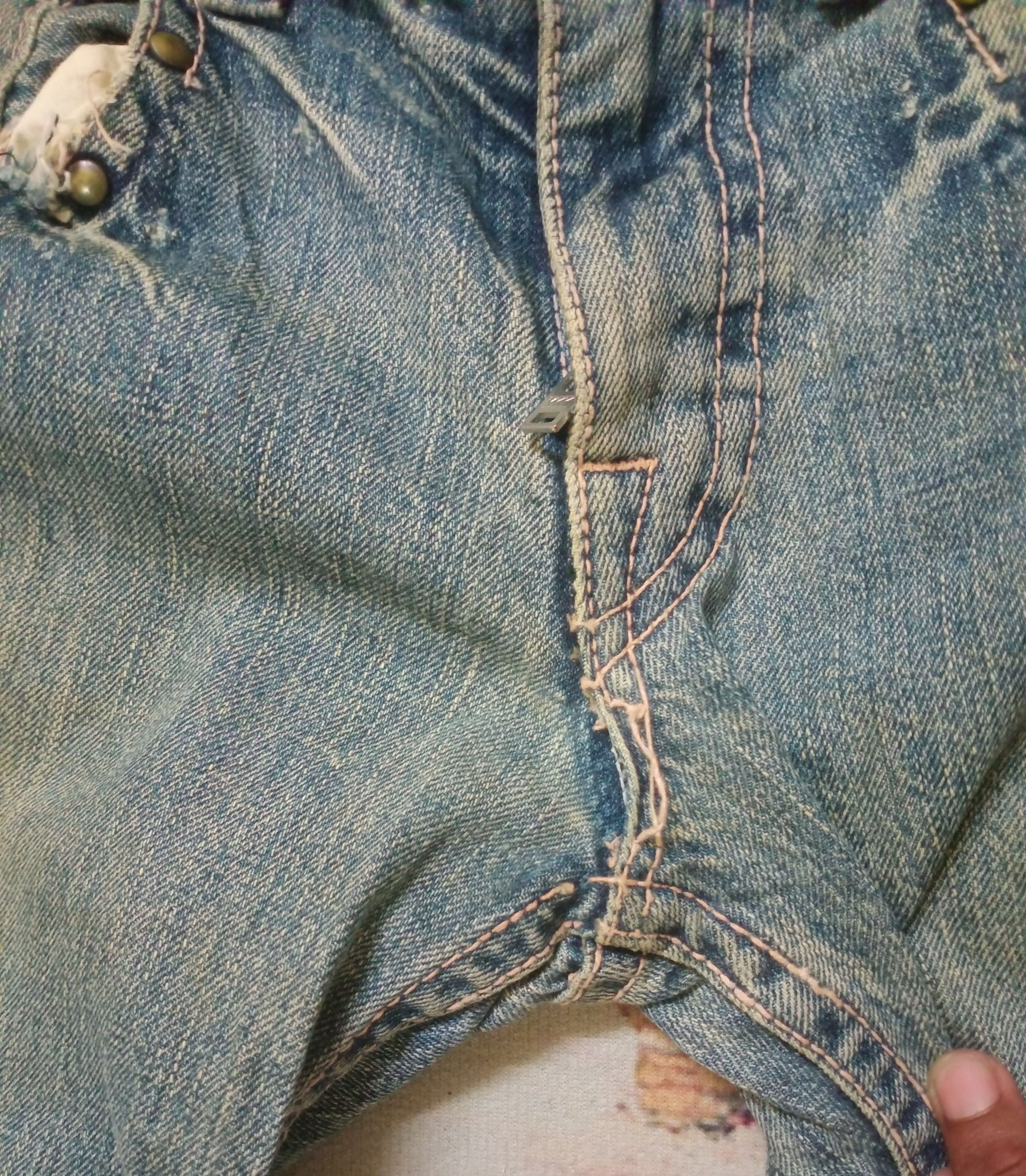 Hysteric Glamour Rare Vintage On Board Flare Distressed Jeans Size 34" / US 12 / IT 48 - 16 Thumbnail