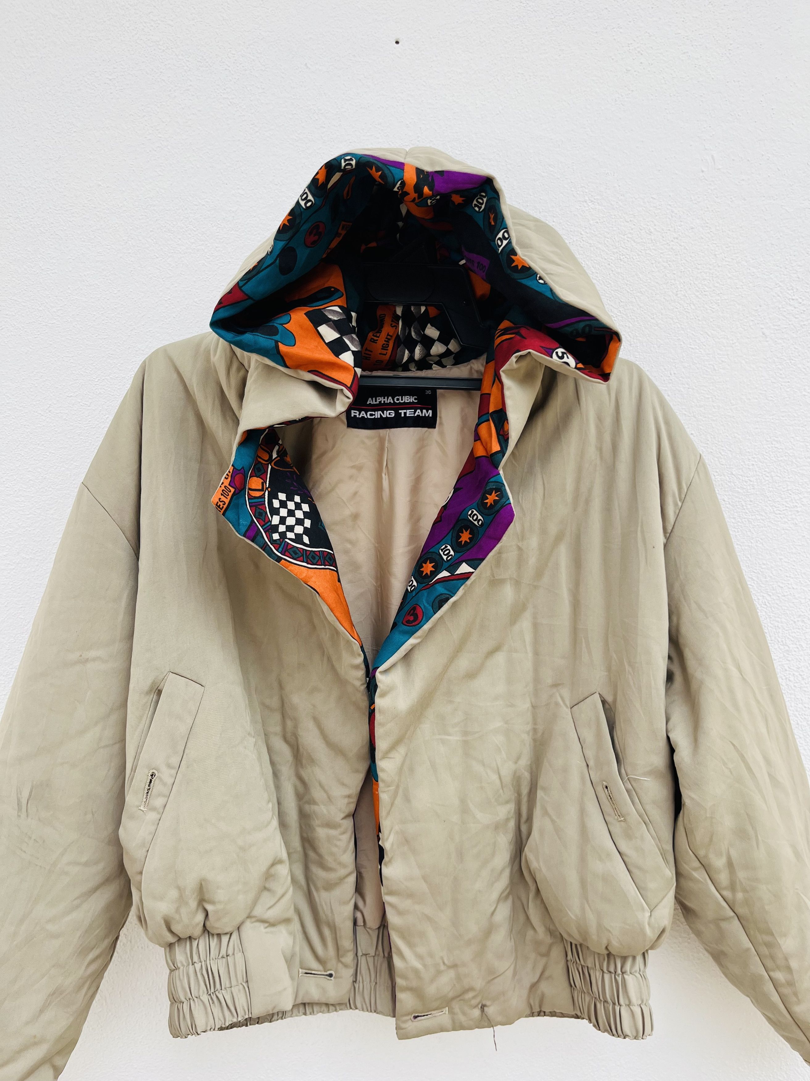 Japanese Brand × Vintage Vintage Alpha Cubic Racing Team Streetwear Fashion Style Size US L / EU 52-54 / 3 - 3 Thumbnail