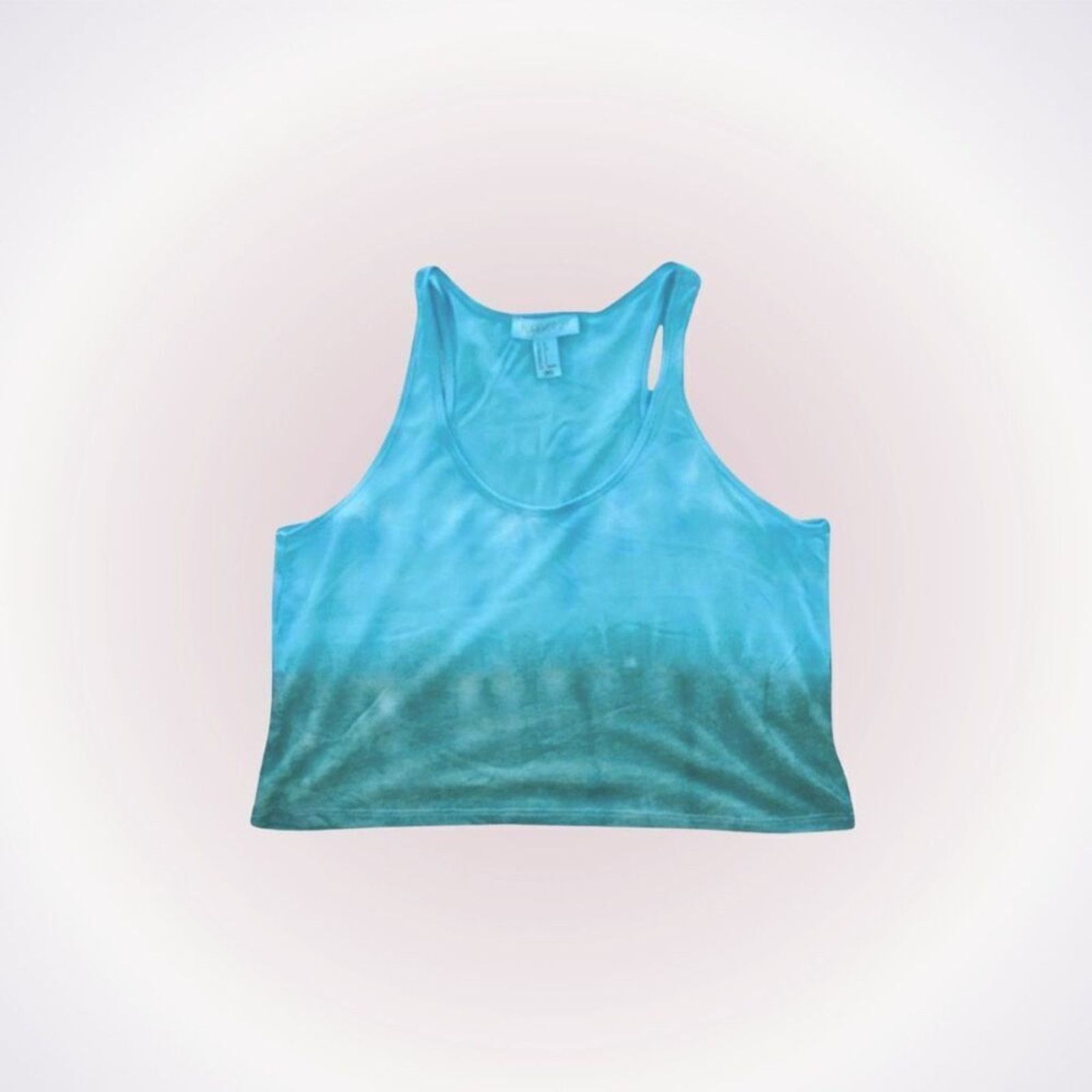 Forever 21 Forever 21 Blue & Green Tie-Dye Tank Top | Sz S Size S / US 4 / IT 40 - 1 Thumbnail