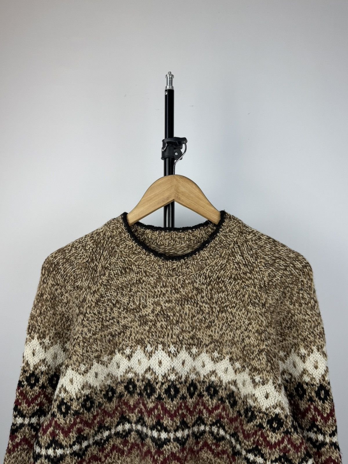 Vintage Vintage 90s Japanese style Native Hand Made Knit Sweater Size US M / EU 48-50 / 2 - 2 Thumbnail