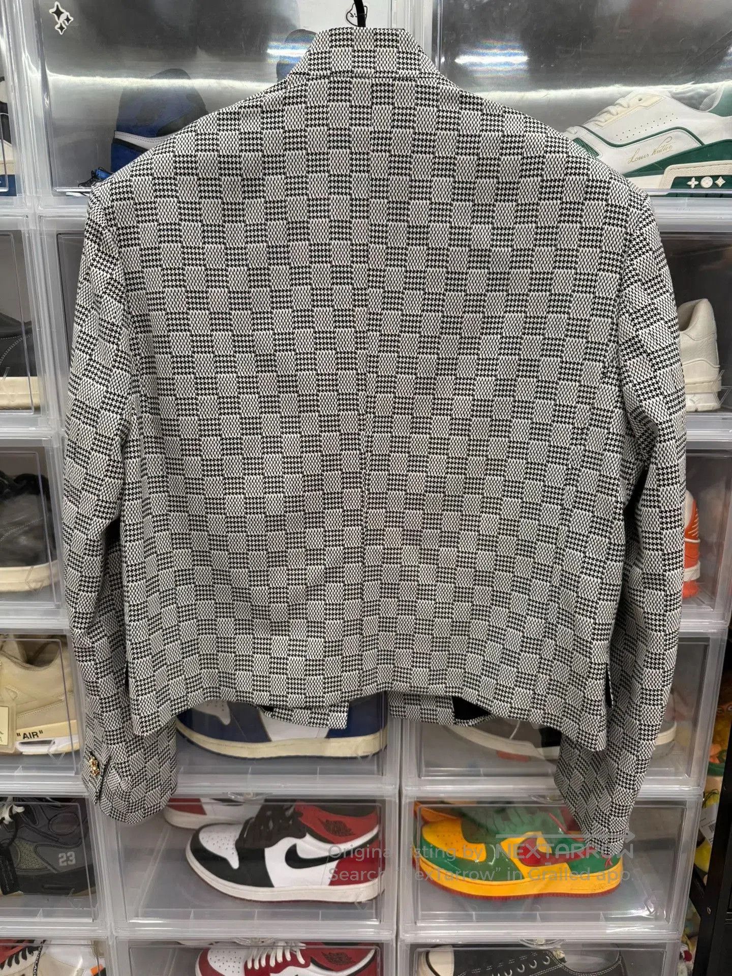 Louis Vuitton Louis Vuitton Houndstooth Wool Blazer. Size US M / EU 48-50 / 2 - 3 Thumbnail