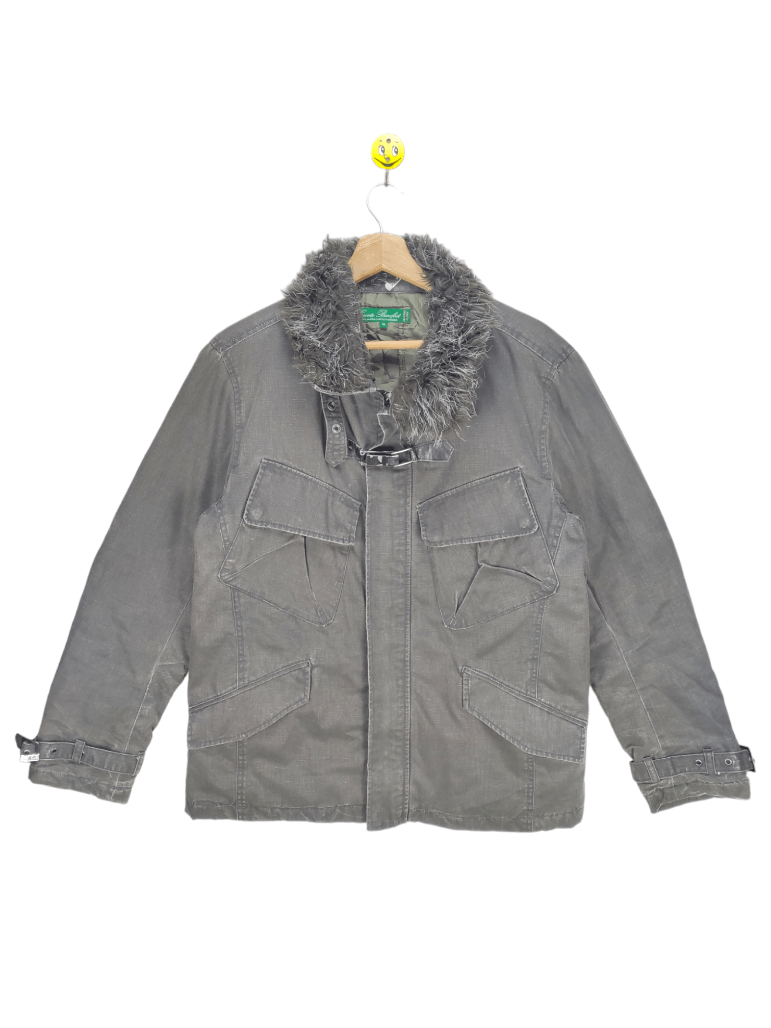 image of Stealsvintage Jacket Multipocket By Create Barefoot in Grey, Men's (Size Medium)