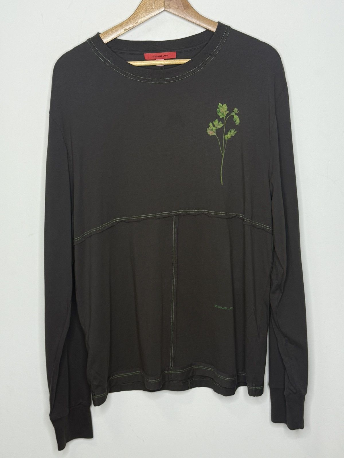 Designer Eckhaus Latta LAPPED LONG SLEEVE Size US L / EU 52-54 / 3 - 1 Thumbnail