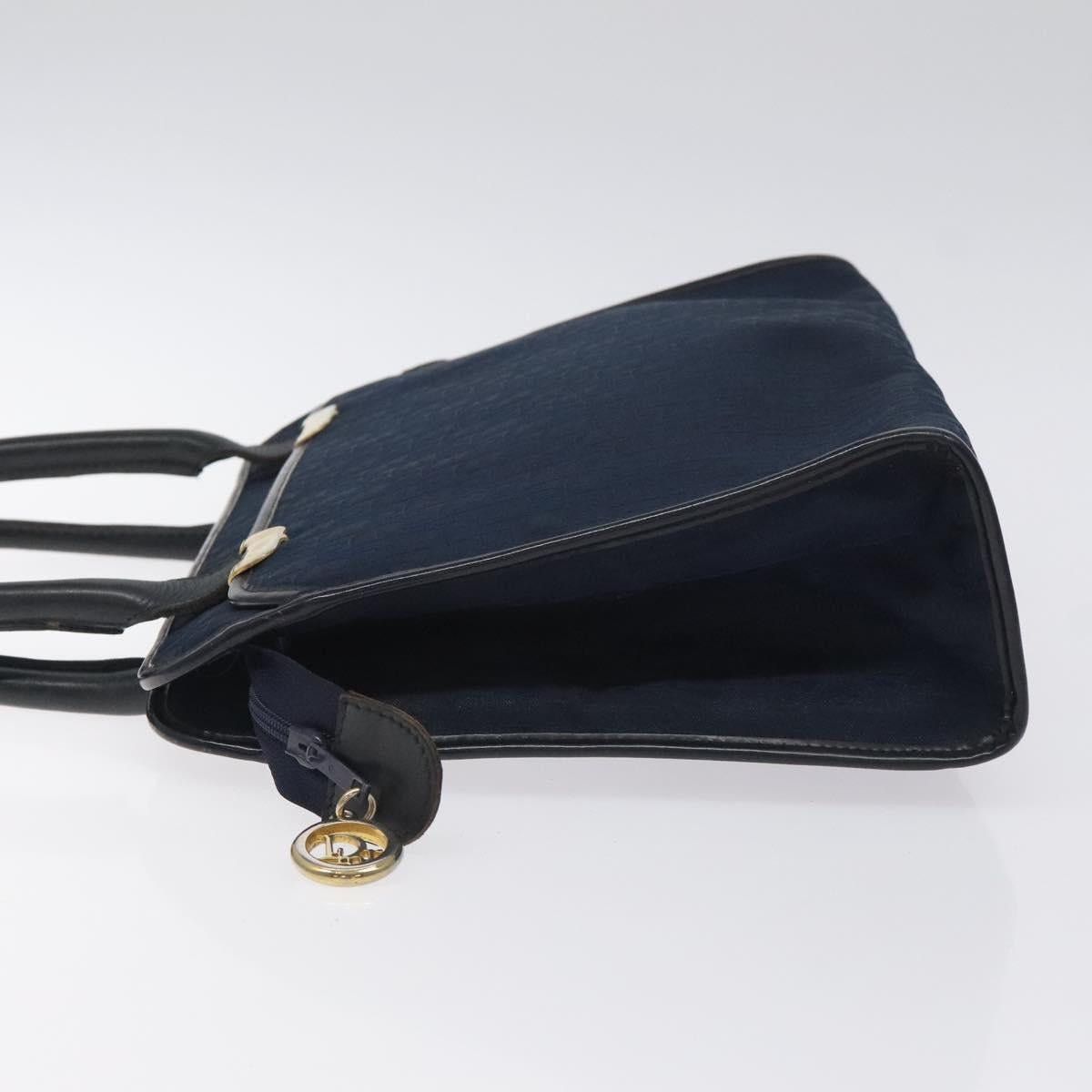 Dior DIOR Trotter Canvas Hand Bag Navy Gold Size ONE SIZE - 5 Thumbnail