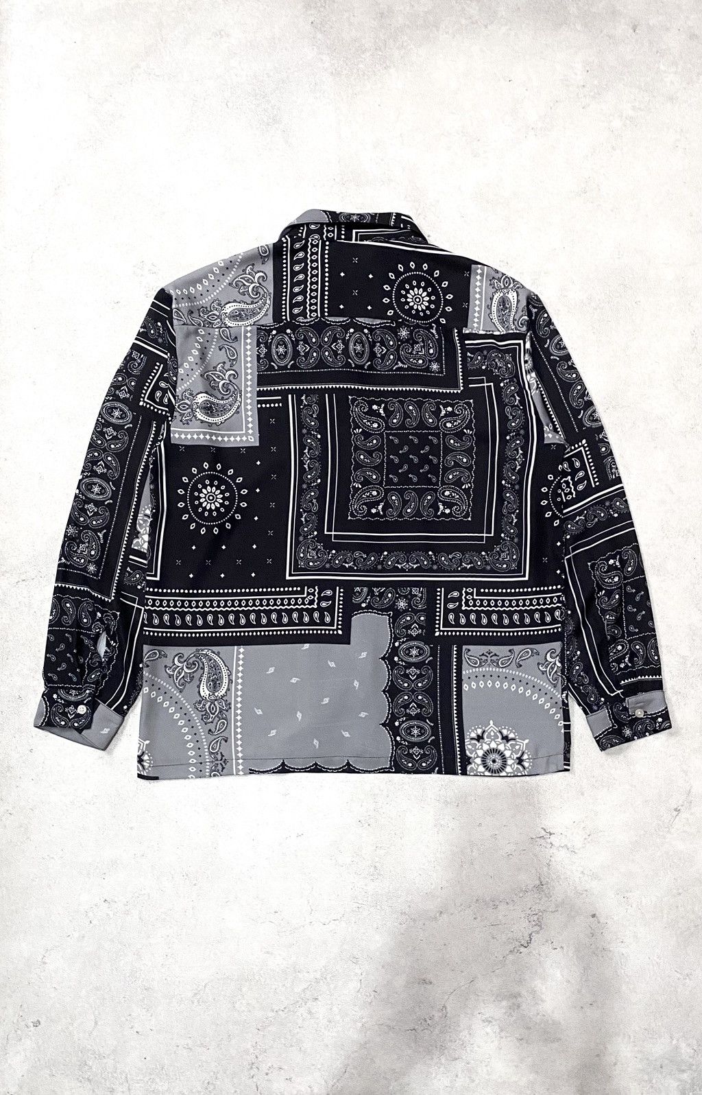 NANO universe NANO UNIVERSE PAISLEY OPEN COLLAR SHIRT Size US M / EU 48-50 / 2 - 2 Thumbnail
