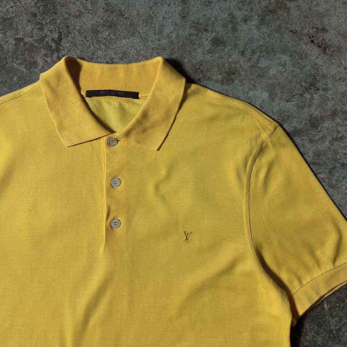 Louis Vuitton Louis Viutton - LV Logo Polo-Shirt - Yellow Size US S / EU 44-46 / 1 - 4 Thumbnail