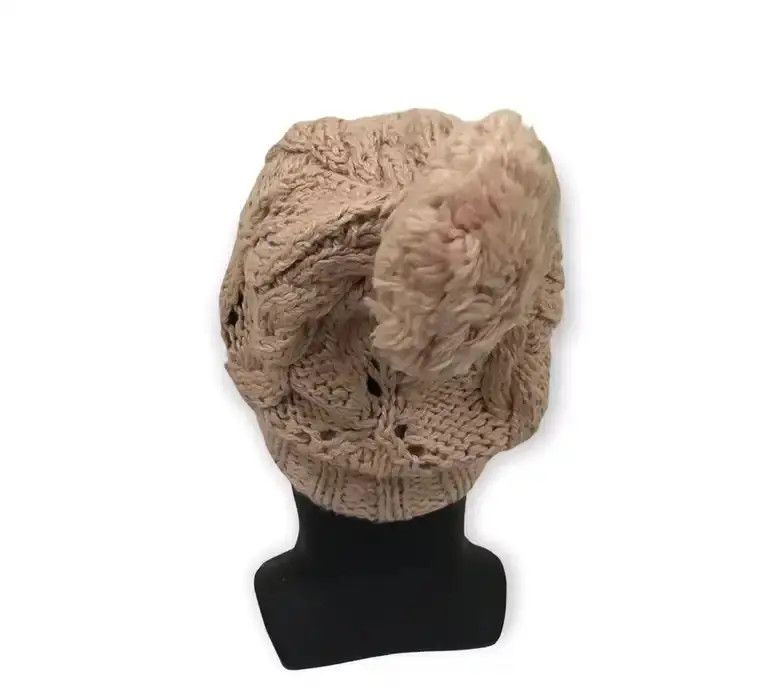 Japanese Brand Ollinkari Plain Knit Beanie Hat Size ONE SIZE - 4 Thumbnail