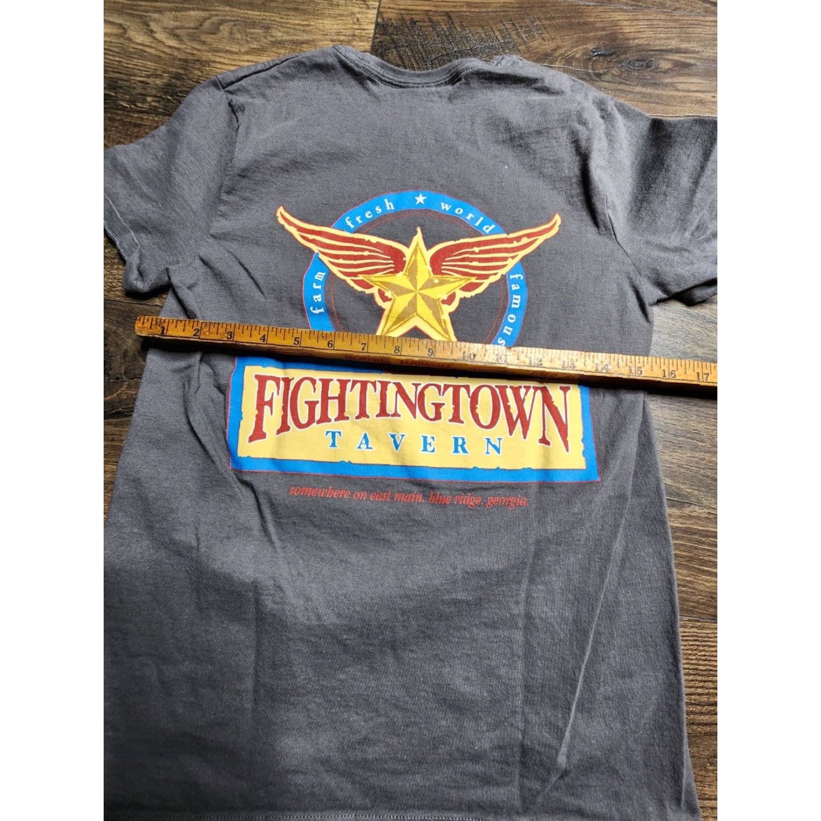 Doublet WOMENS S Fightingtown Tavern T-Shirt Satan Hates Preservatives Double-Sided Gray Cotton Crew Neck Short Sleeve S Adult Women Shirt 90s? Size S / US 4 / IT 40 - 3 Thumbnail