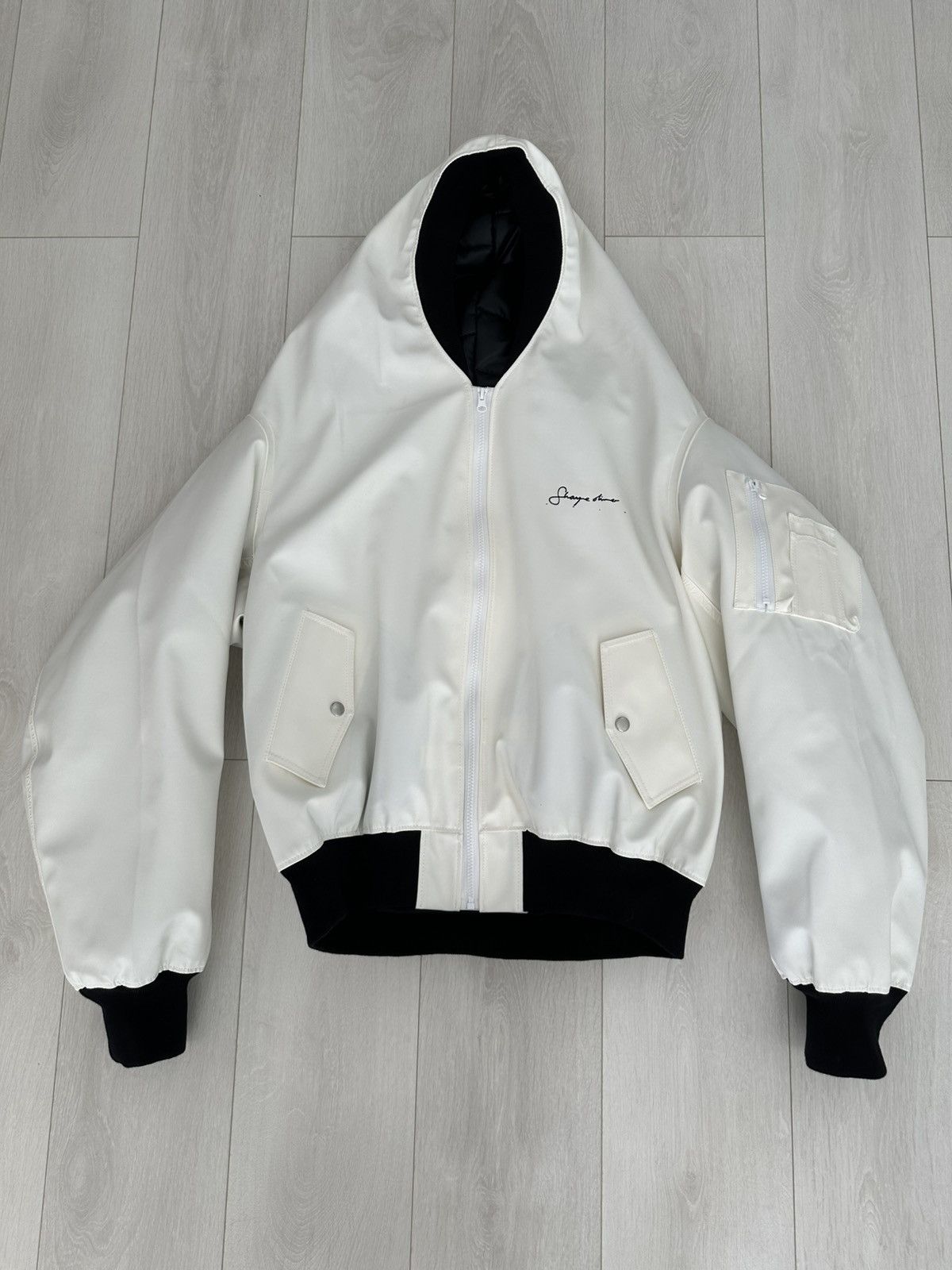 Anonymous Club ANONYMOUS CLUB WHITE NOTORIOUS BOMBER JACKET Size US S / EU 44-46 / 1 - 5 Thumbnail