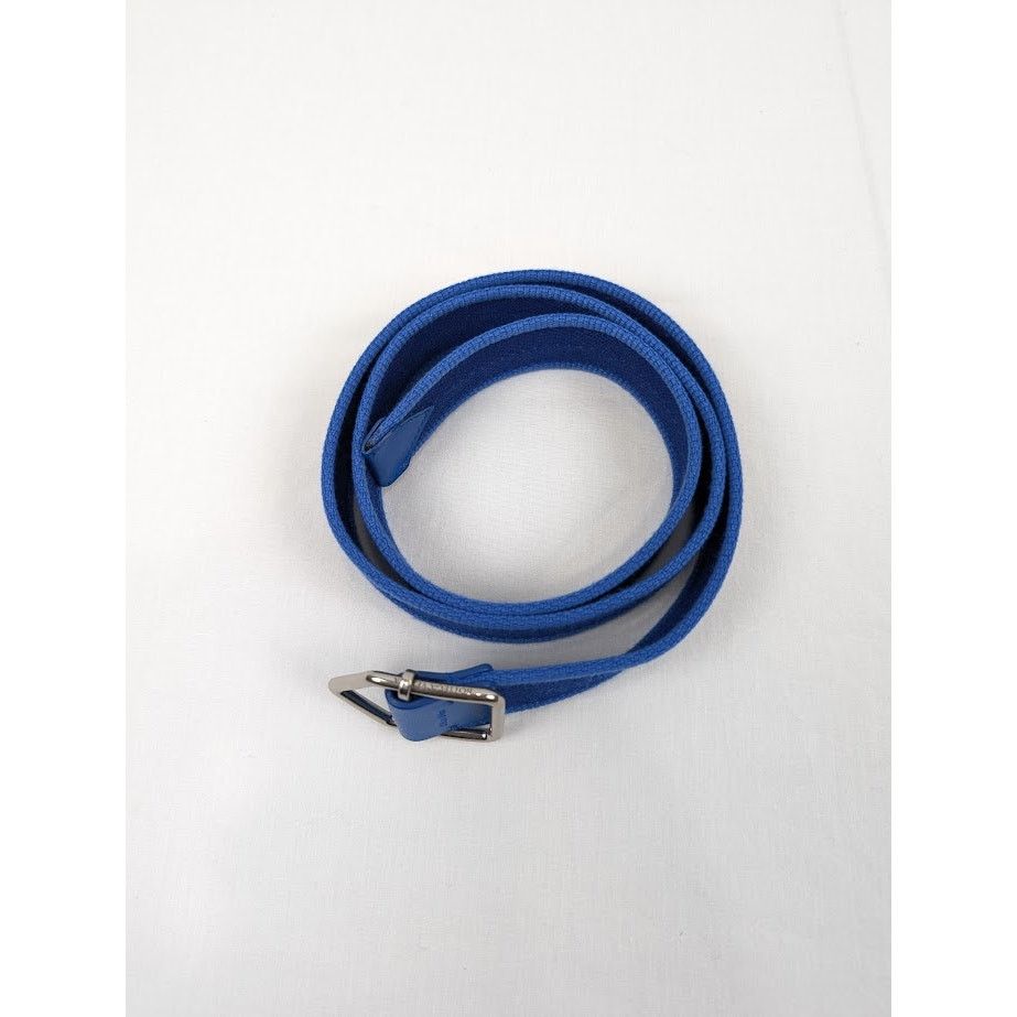 Bottega Veneta o1rshd1 Size:85 / Cintura Chevron Webbing Nappa Belt in Navy Size 32 - 2 Thumbnail