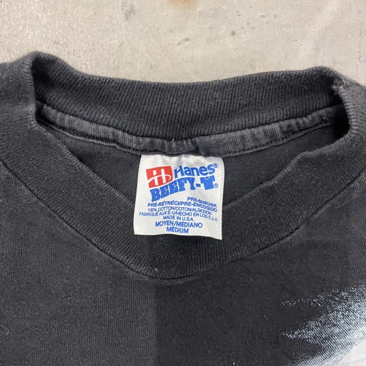 Hanes × Vintage Vintage 90's HANES Wolf Native American AOP Indian Style Med Size US M / EU 48-50 / 2 - 2 Thumbnail