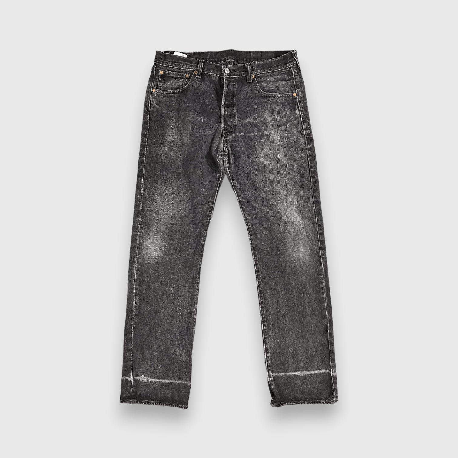 Levi's × Vintage Vintage Faded Black Levis 501 Jeans-J2515 Size US 35 - 1 Thumbnail