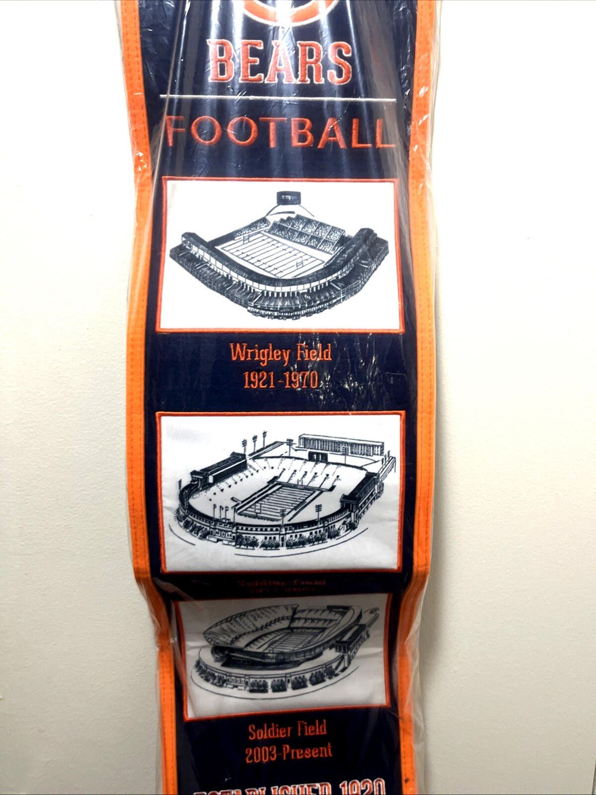 Other Chicago Bears NFL Embroidered Heritage Stadium History Size ONE SIZE - 3 Thumbnail