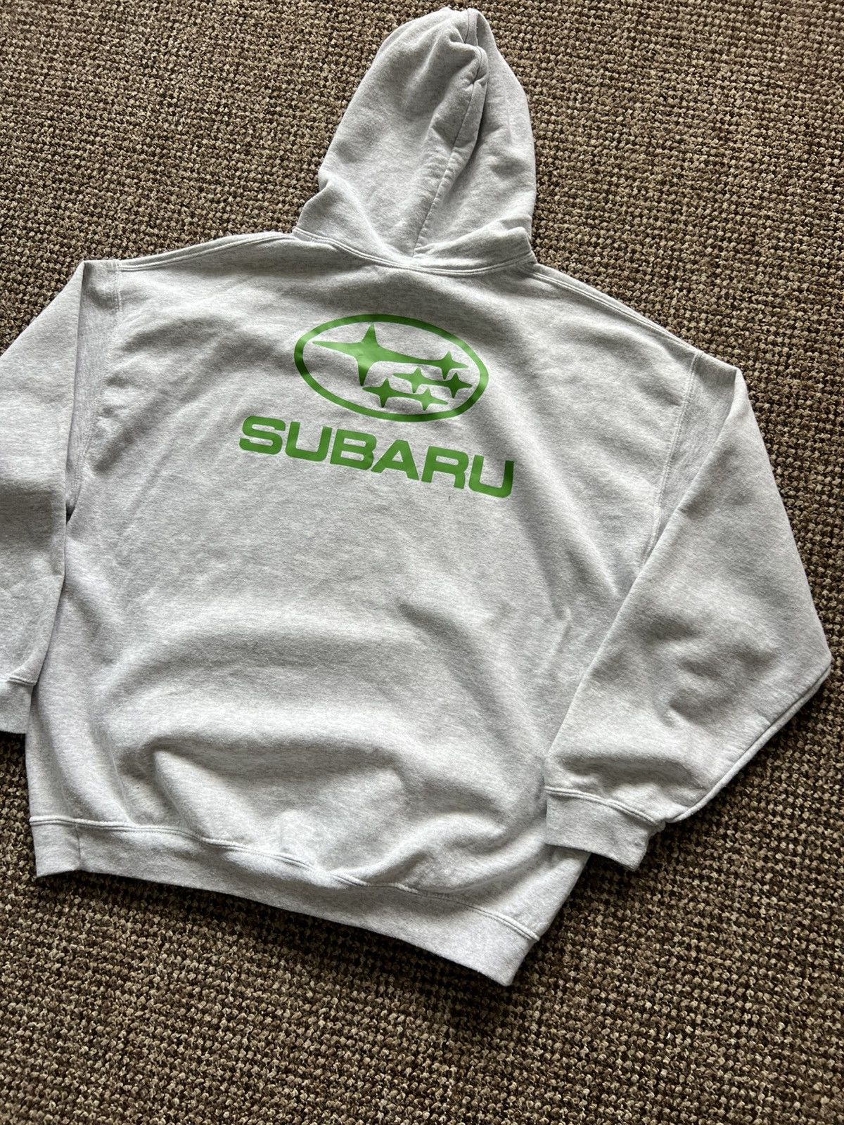 Vintage Vintage Subaru Racing Men's Oversized Rare Gray Hoodie XL Size US XL / EU 56 / 4 - 5 Thumbnail
