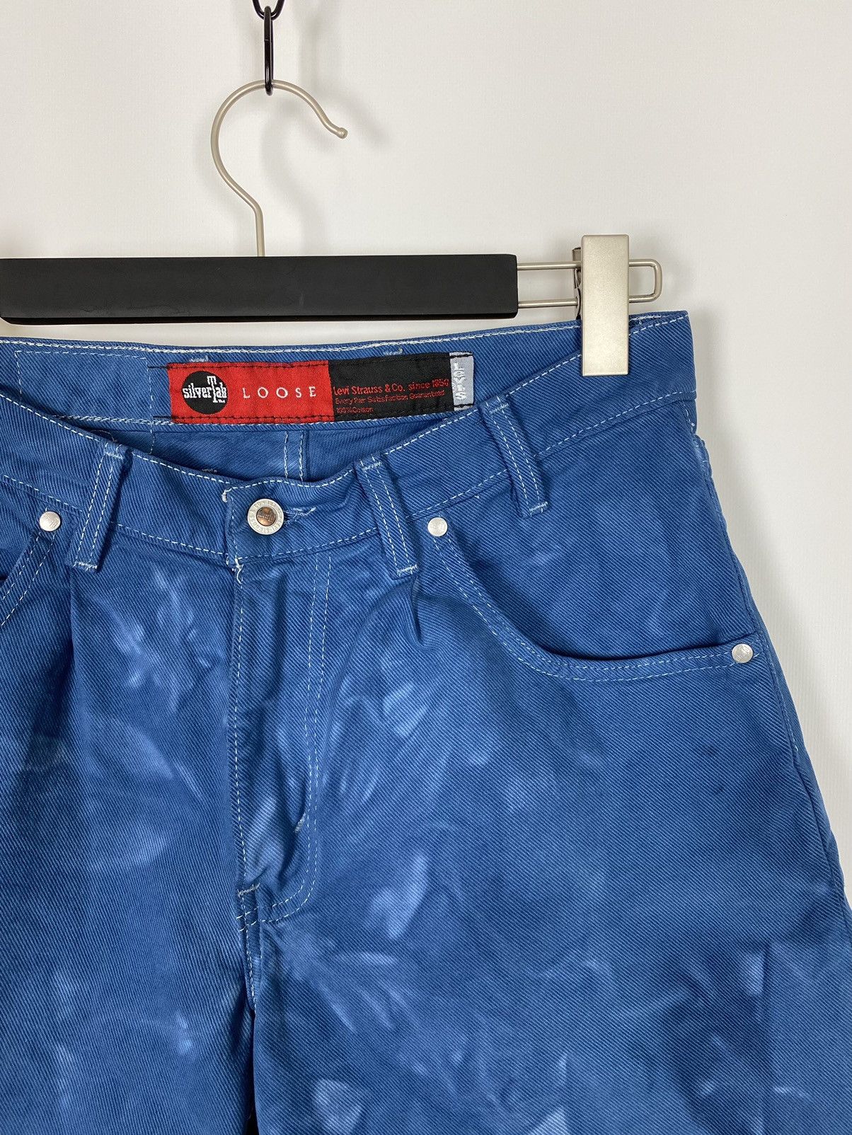 1990’s Vintage Levi’s Silver Tab Bleached Denim Shorts W31