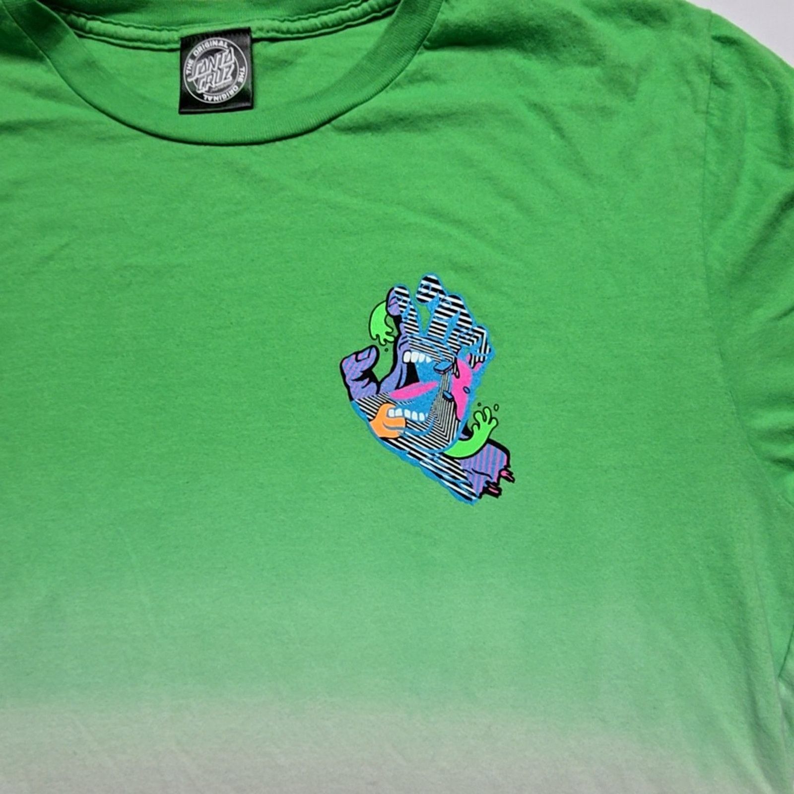 Santa Cruz Skateboards Santa Cruz Shirt Screaming Hand Green Medium Graphic Tee Size US M / EU 48-50 / 2 - 6 Thumbnail
