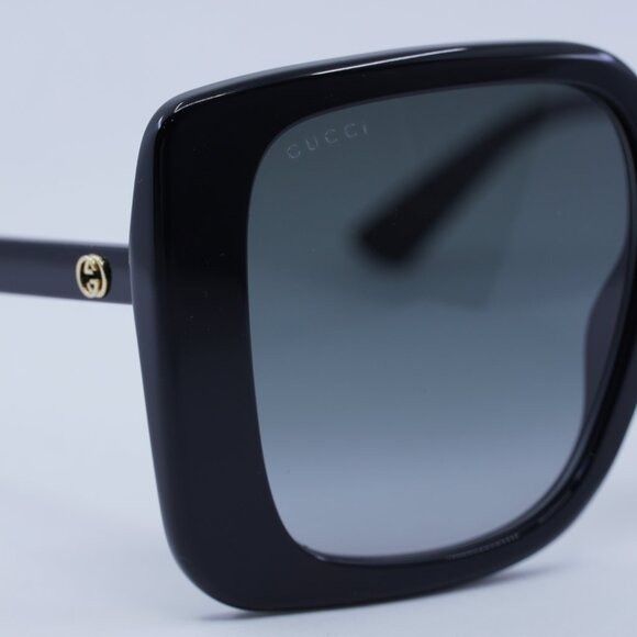 Gucci 🕶️ New Gucci GG1314S 001 Sunglasses - Black Frame, Grey Size ONE SIZE - 4 Thumbnail