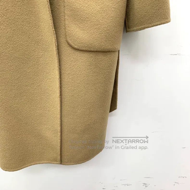 Max Mara Max Mara Brown Wool Melton Reversible Belted Coat Size S / US 4 / IT 40 - 5 Thumbnail