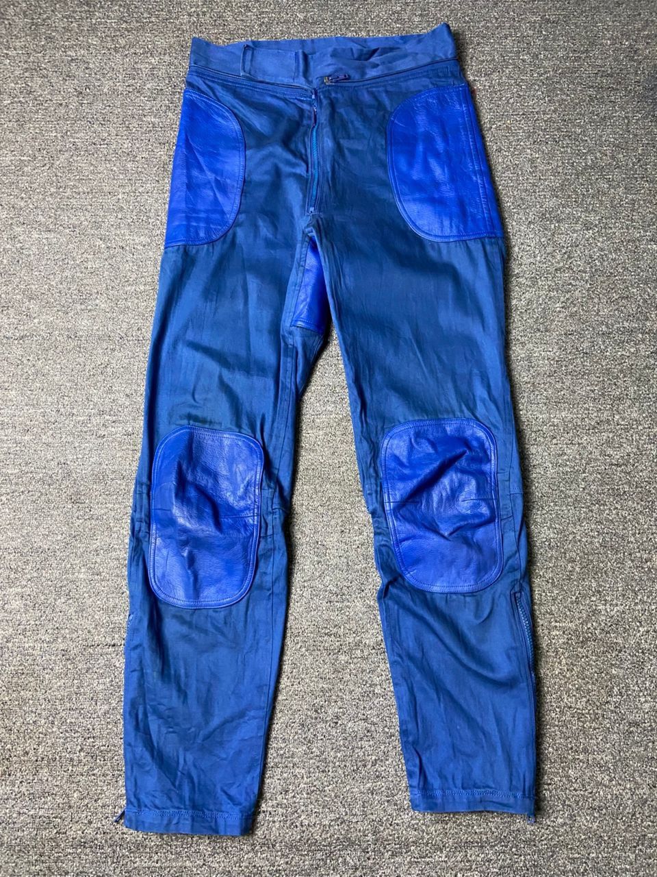 Japanese Brand Unbranded Leather Racing Pants (145) Size US 31 - 1 Thumbnail