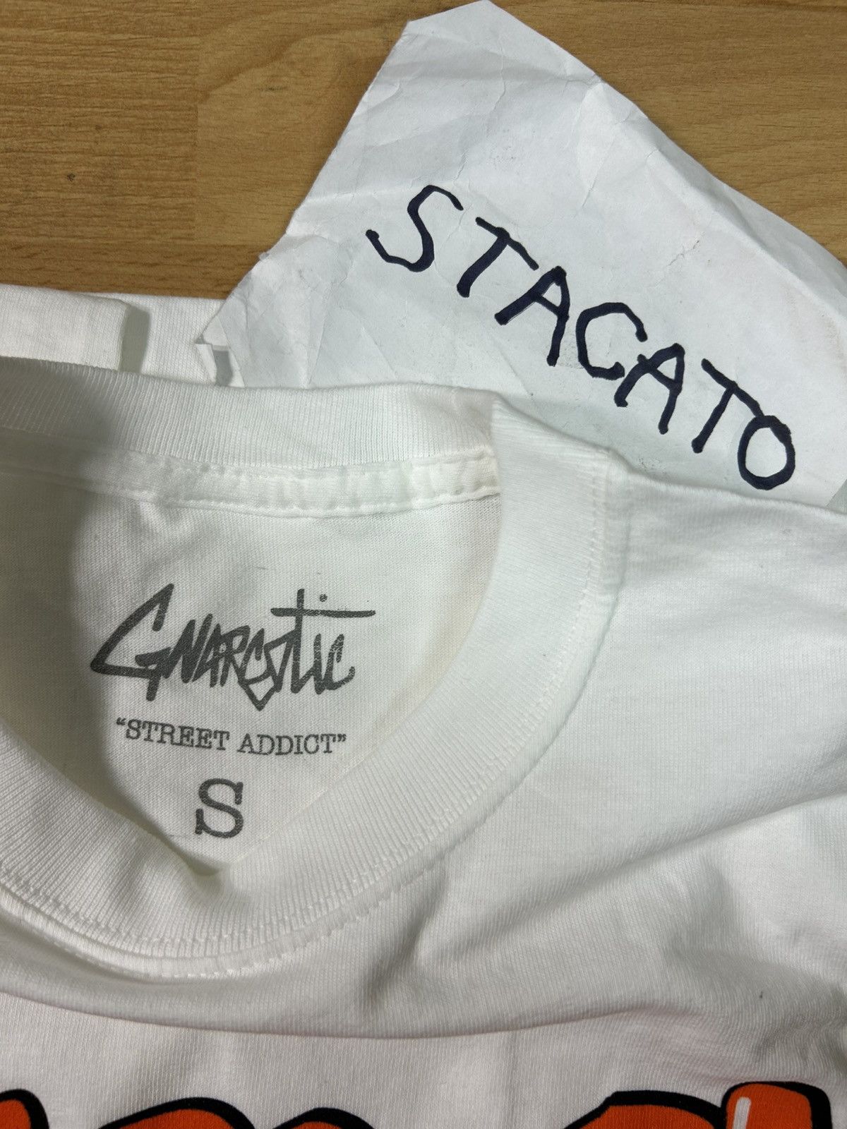 Gnarcotic Gnarcotic Lil Gnar Street Addicts Tee White Size US S / EU 44-46 / 1 - 4 Thumbnail