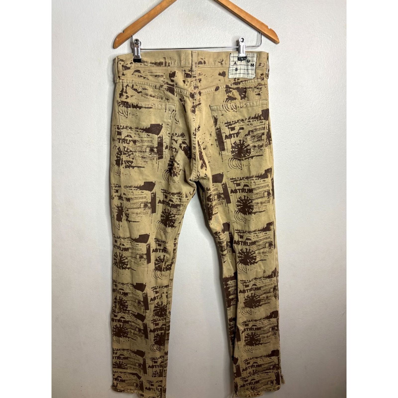 Denime Astrum Mens Jeans Brown Denim 90s USA Straight Size 34 Size US 32 / EU 48 - 5 Thumbnail