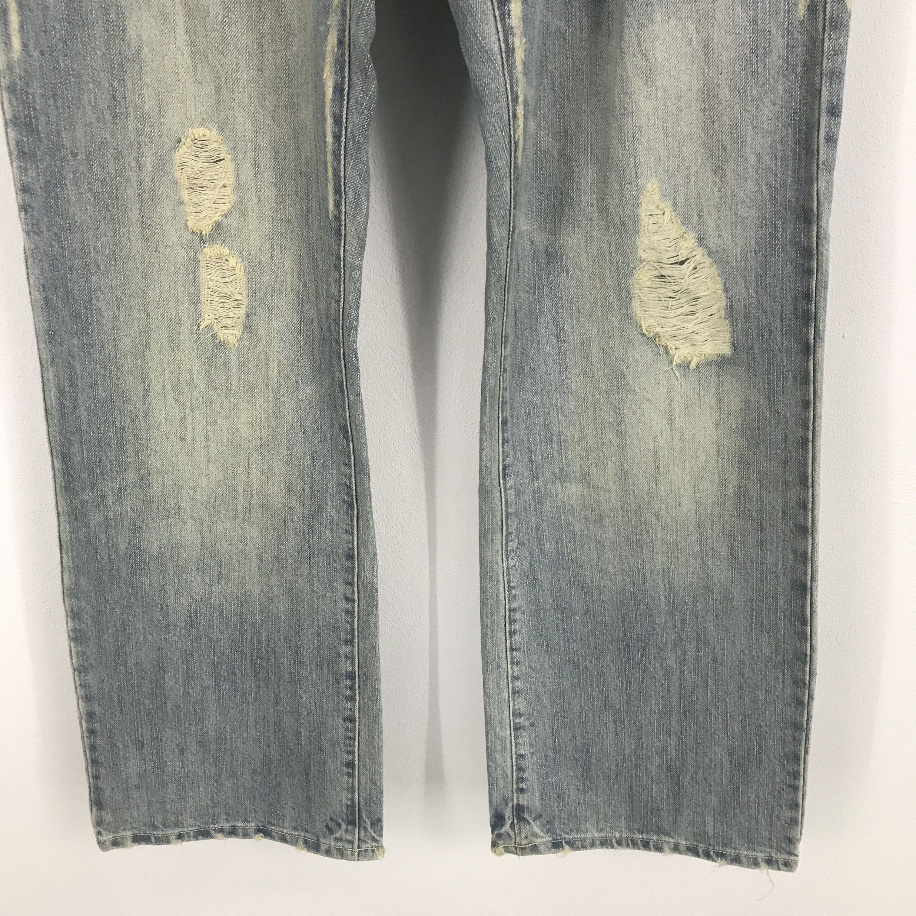 Abercrombie & Fitch baggy denim abercrombie & fitch distressed jeans Size US 32 / EU 48 - 3 Thumbnail