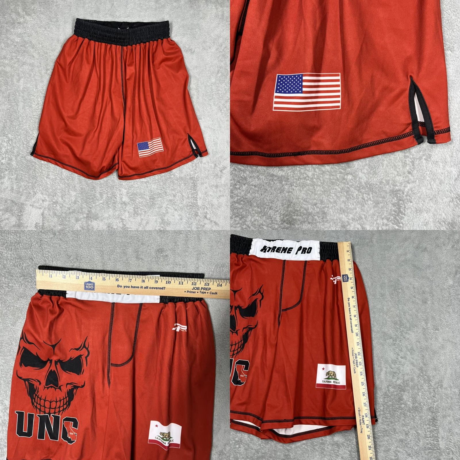 Vintage VINTAGE Xtreme Pro Gear MMA Training Shorts Adult Small 26” Orange EUC Size US 29 - 8 Thumbnail