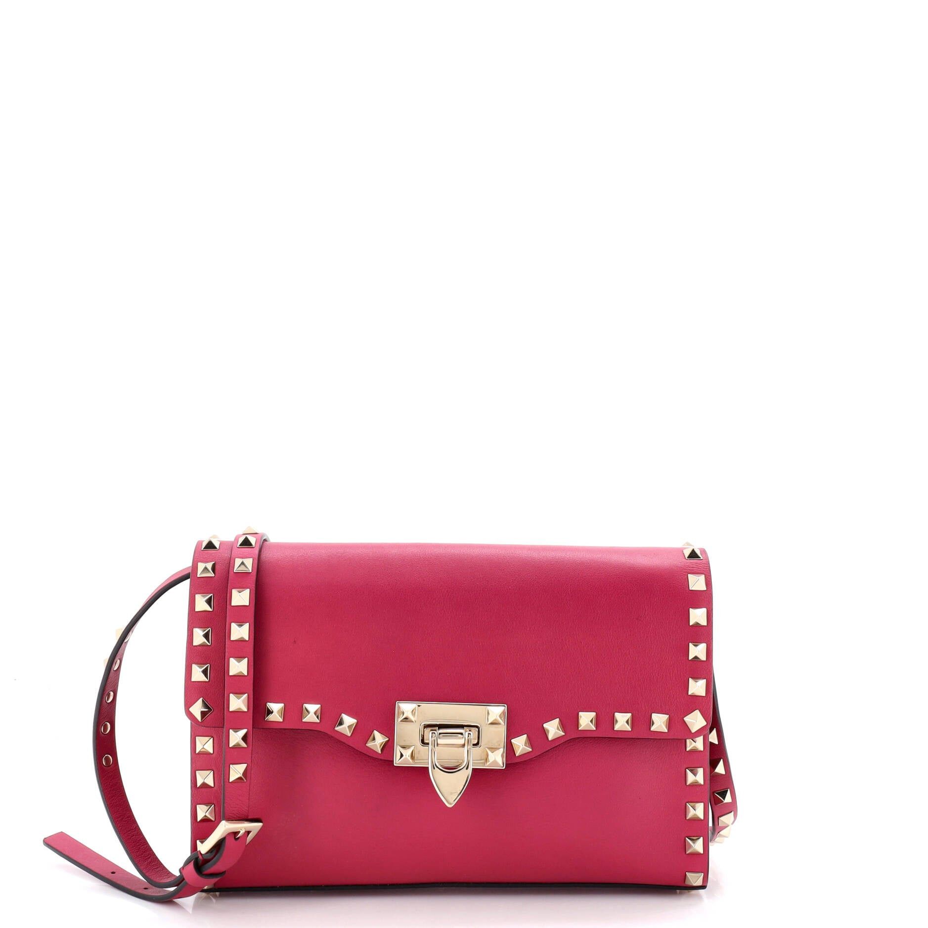 Valentino Rockstud Flip Lock Flap Bag Size ONE SIZE - 1 Thumbnail