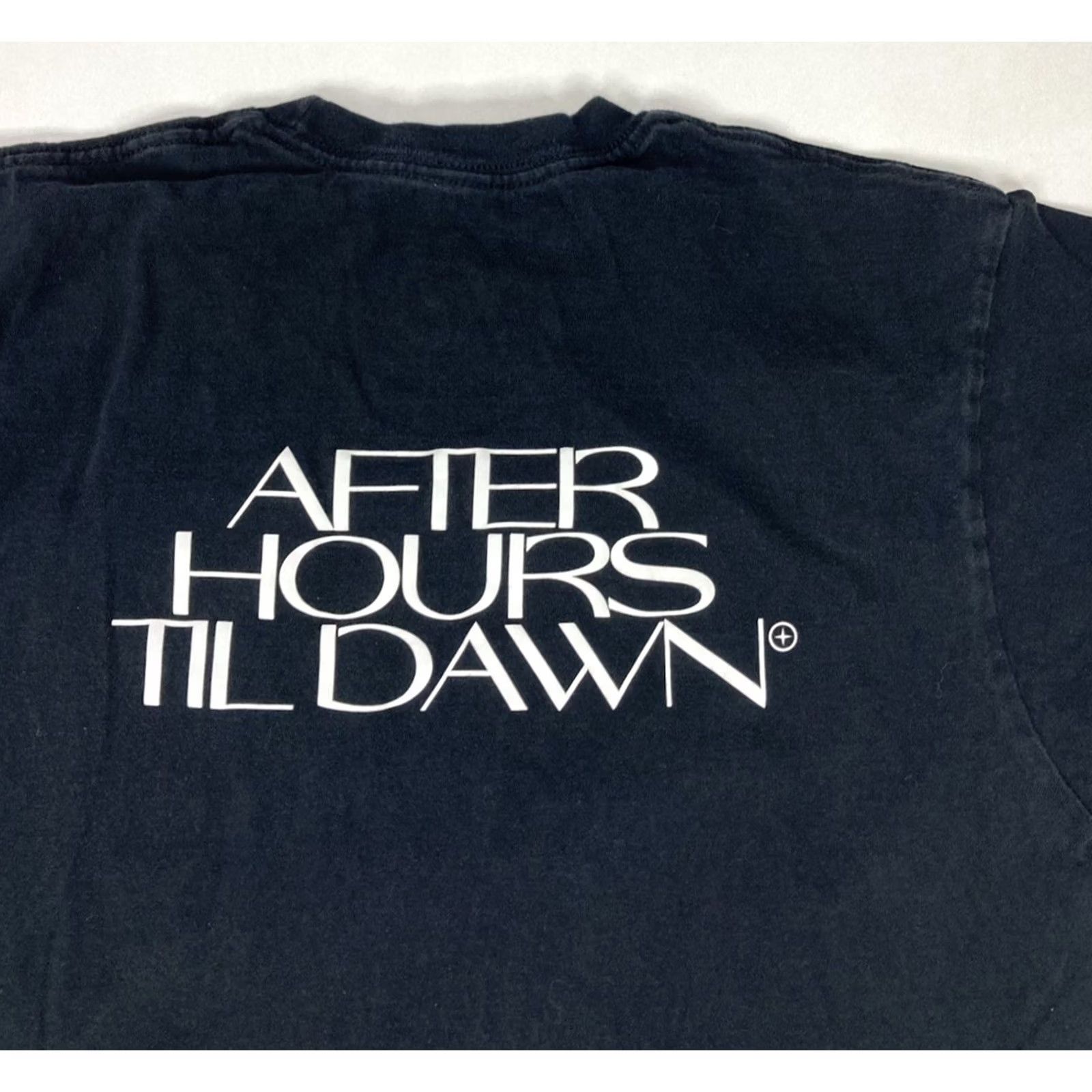 Vintage VINTAGE XO The Weeknd After Hours Til Dawn Graphic T-shirt Women Medium Black Music Size M / US 6-8 / IT 42-44 - 4 Thumbnail