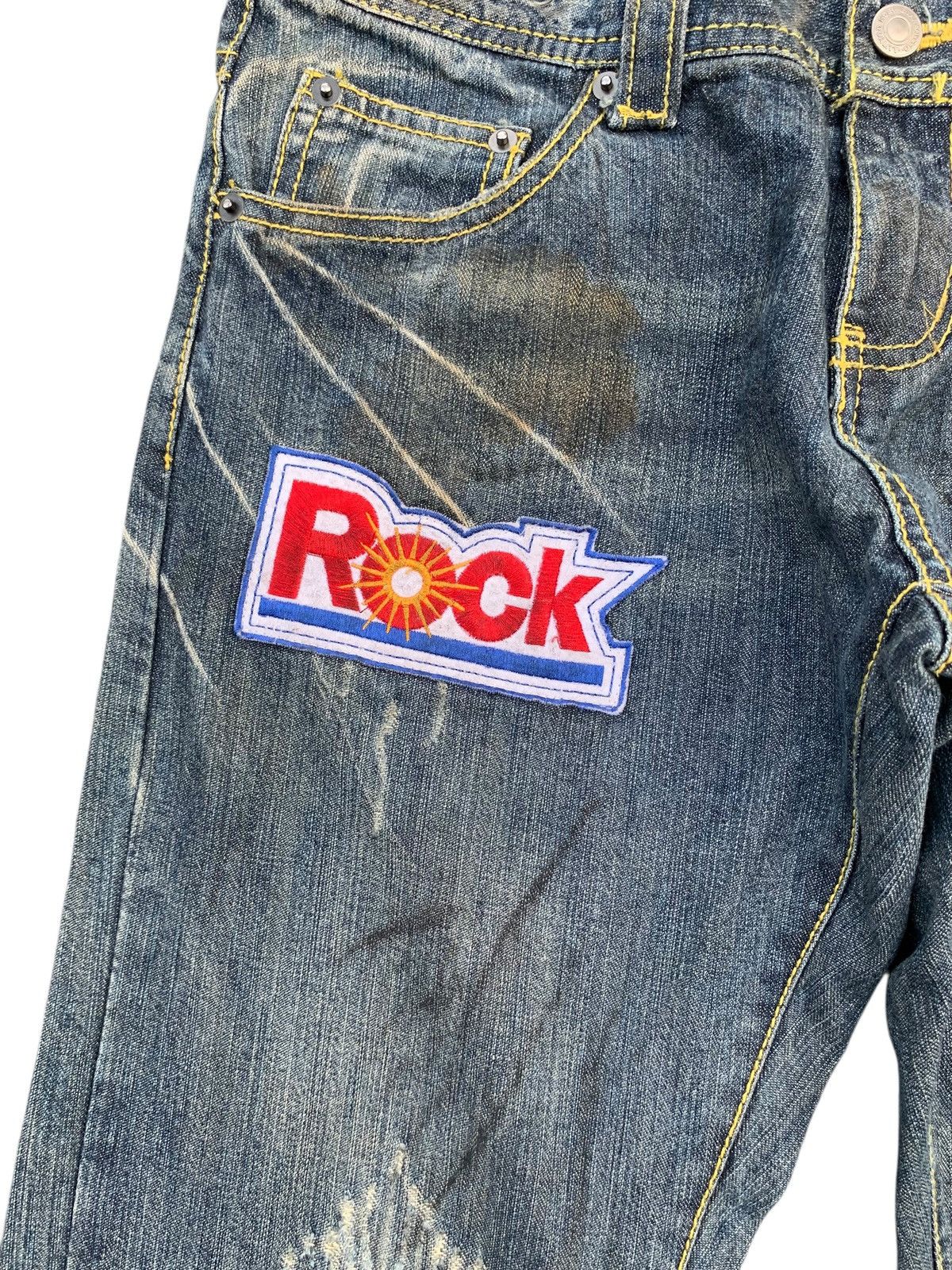Kapital IN THE ATTIC RUSTY ROCK PUNK DISTRESSED DENIM Size US 32 / EU 48 - 9 Thumbnail