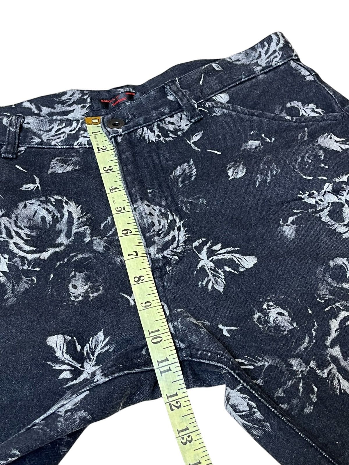 Japanese Brand VINTAGE NATIONALITY + NAME = GROSBEC FULLPRINT FLOWER JEANS Size US 32 / EU 48 - 16 Thumbnail
