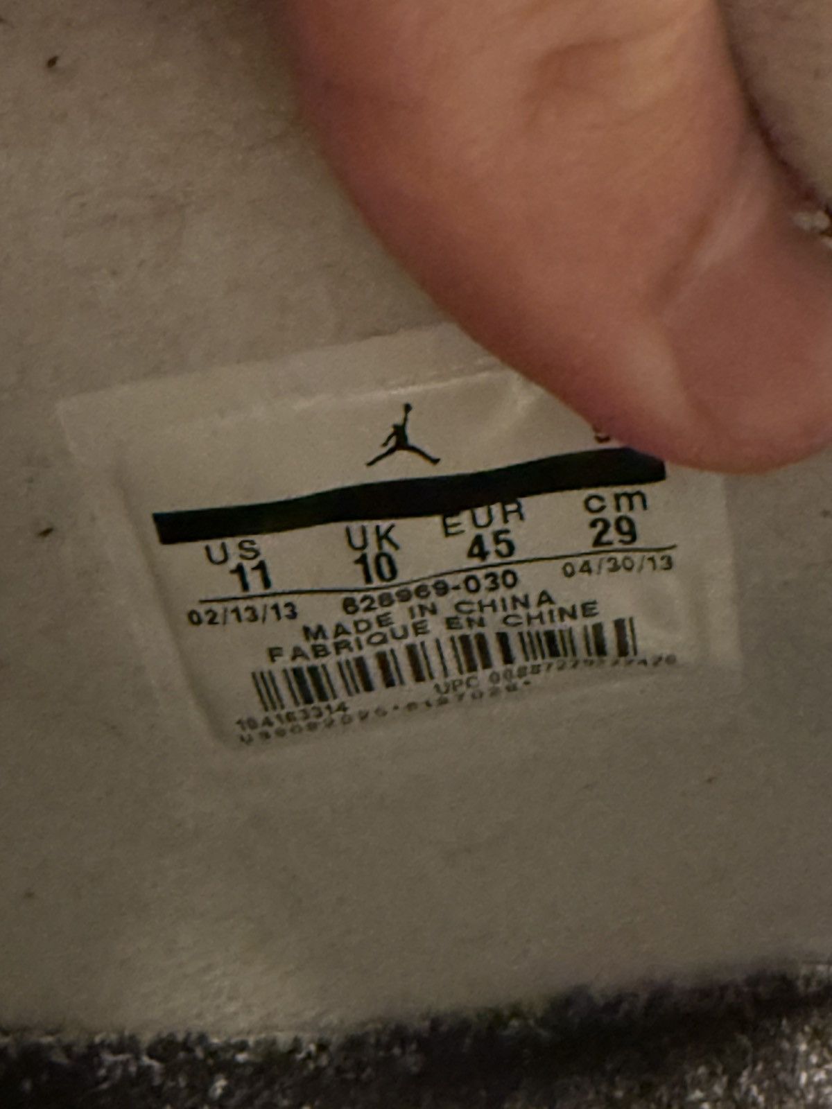 Jordan Brand Jordan 4 Fear Pack 2013 Size US 11 / EU 44 - 5 Thumbnail