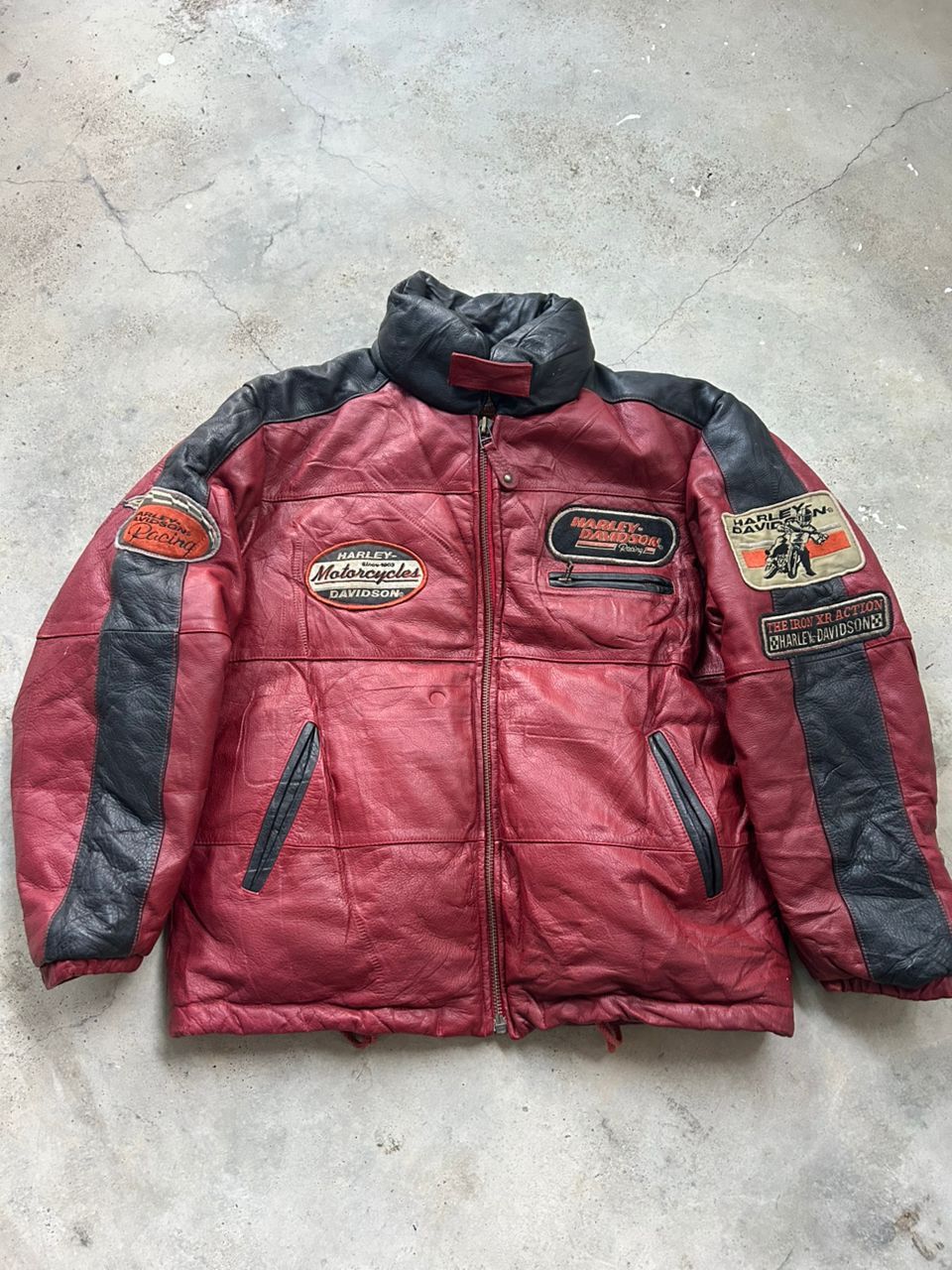 Harley Davidson × Leather × Vintage Vintage Leather Jacket Harley Davidson Size US L / EU 52-54 / 3 - 1 Thumbnail