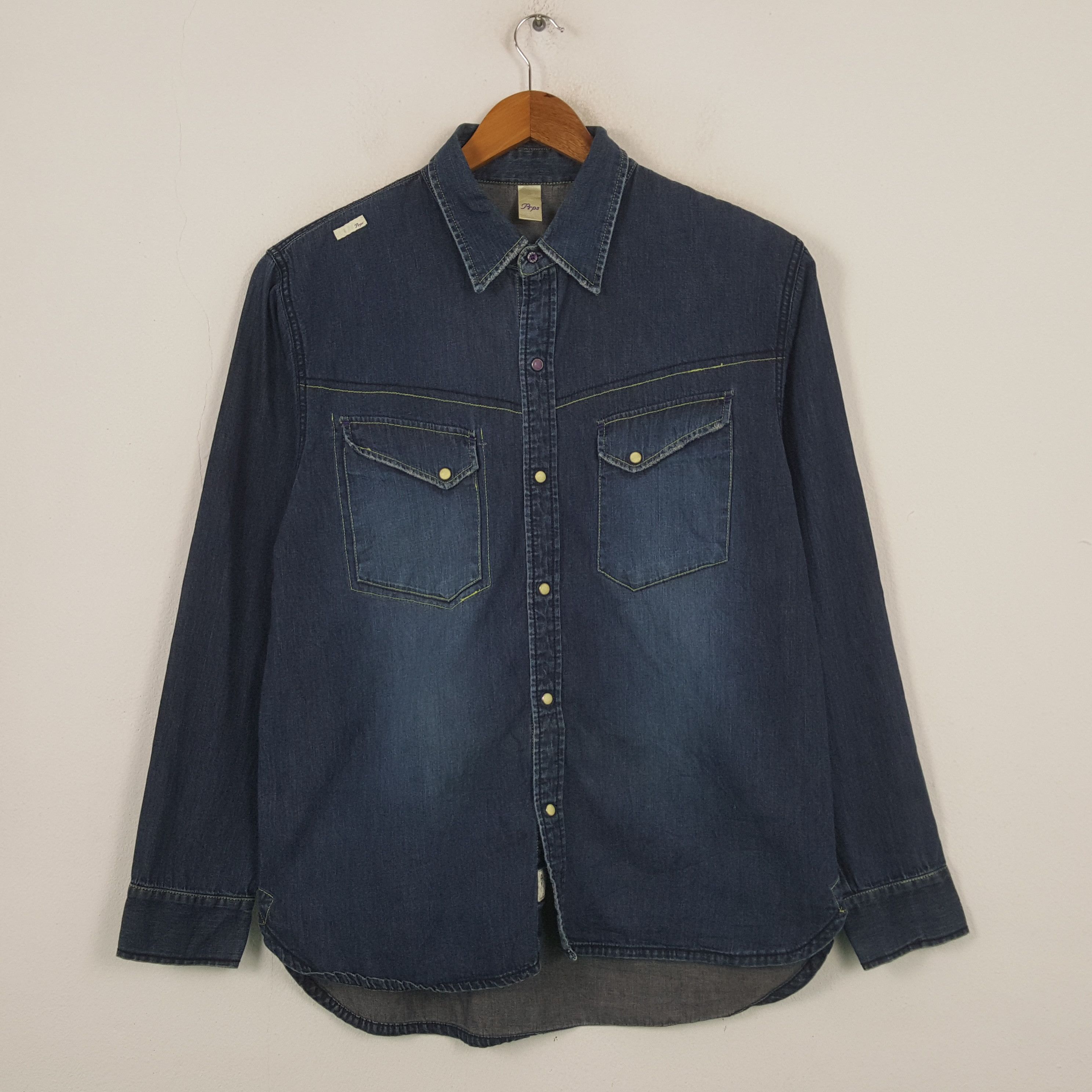 Prps Vintage Prps Denim Japanese Fashion Brand Shirt RR8 Size US XL / EU 56 / 4 - 1 Thumbnail
