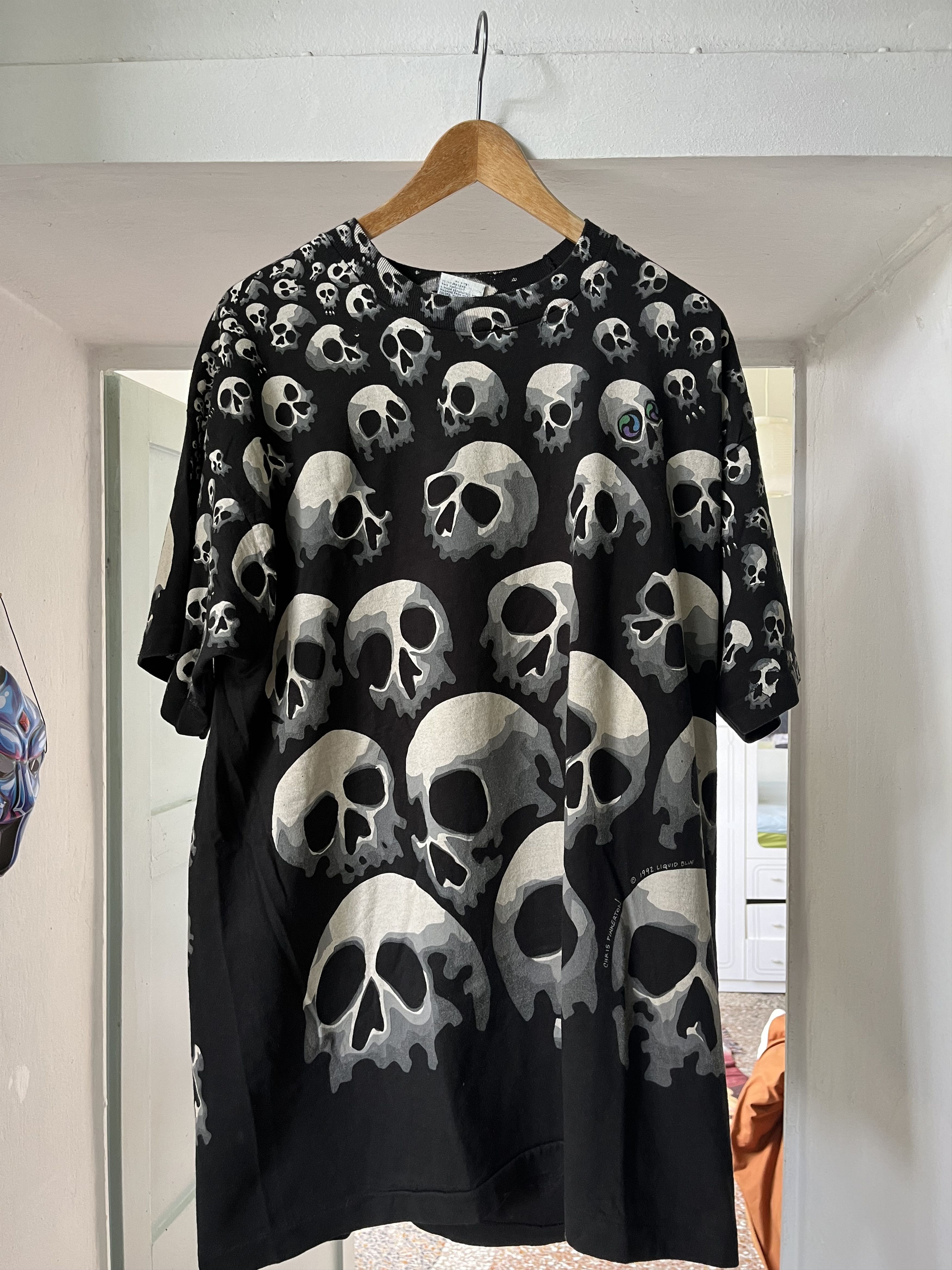 Liquid Blue Liquid blue skull t-shirt Size US XL / EU 56 / 4 - 1 Thumbnail