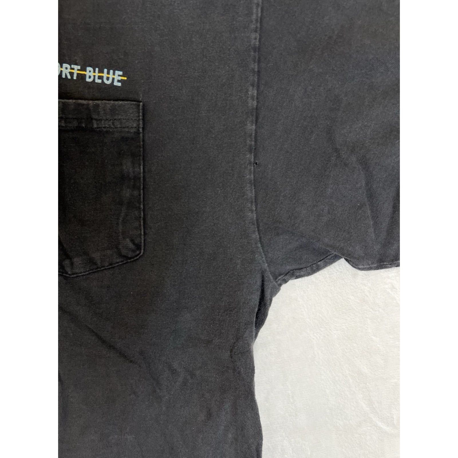 Vintage VINTAGE Newport Blue T-Shirt XL Men Blue 90s Fish USA Size US XL / EU 56 / 4 - 5 Thumbnail