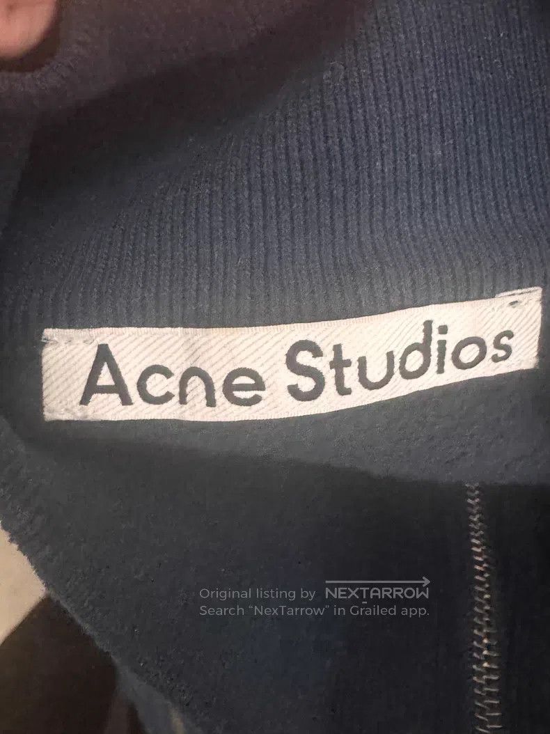 Acne Studios Acne Studios Embroidered Jacket, Dark Blue, 2025 Fall/Wint Size US M / EU 48-50 / 2 - 4 Thumbnail
